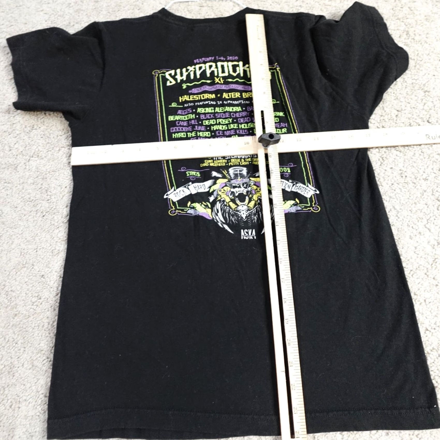 Doublet Nike Shirt Mens Small Black Double-Sided Concert 2020 Mice and Men Ice Nine Size US S / EU 44-46 / 1 - 4 Thumbnail