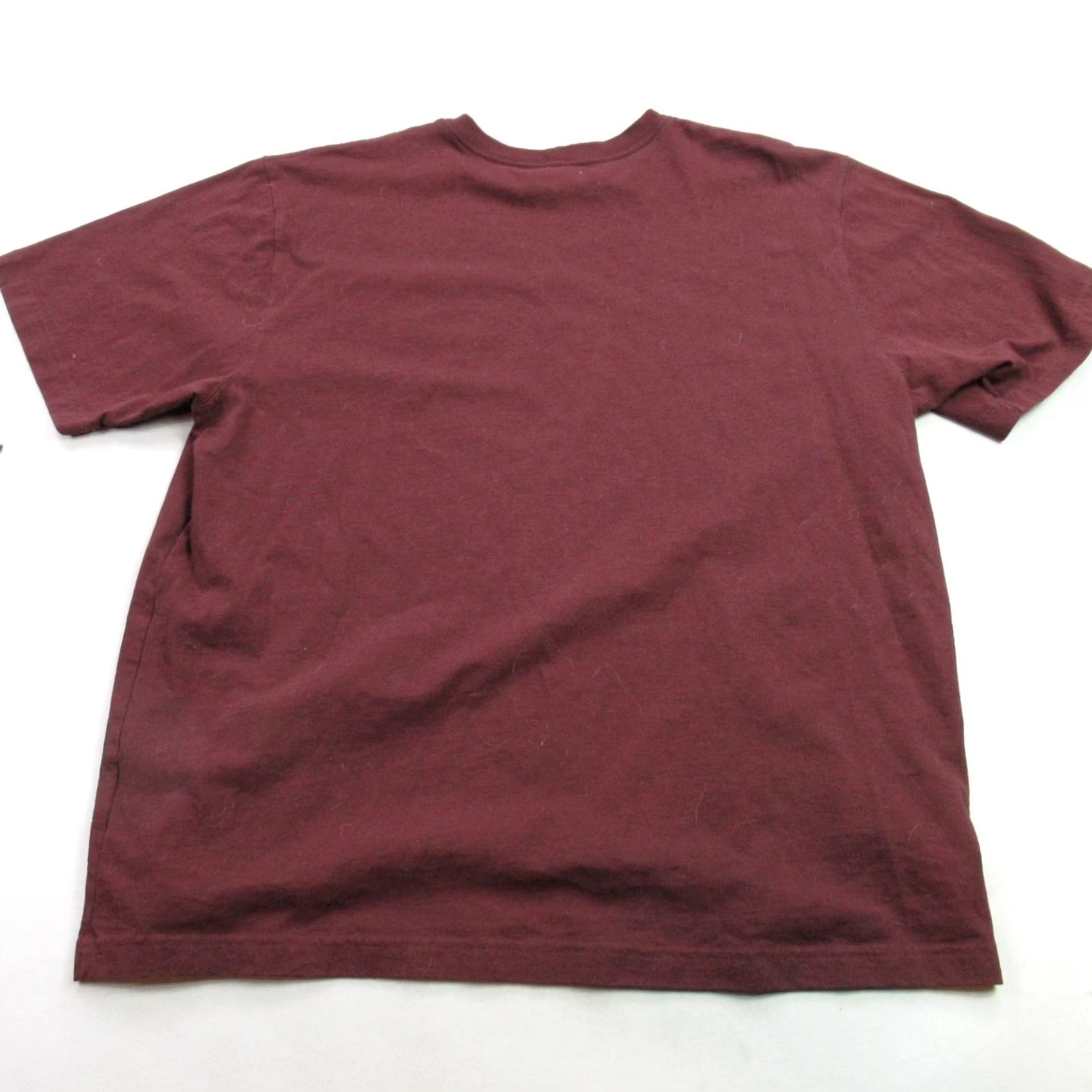 Carhartt Carhartt Mens Shirt XL Burgundy Short Sleeve Crew Neck Loose Lightweight Pocket Size US XL / EU 56 / 4 - 6 Thumbnail