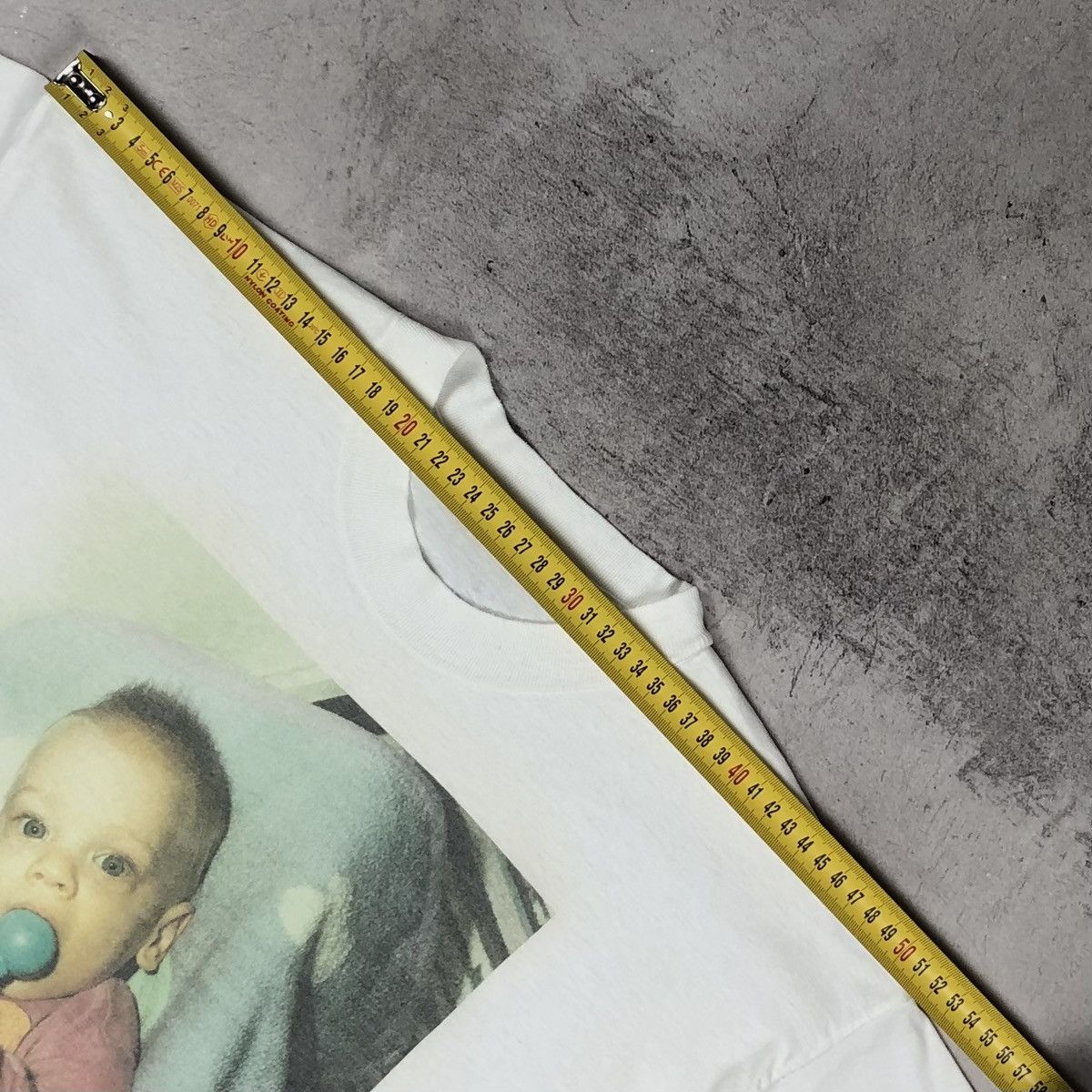 Vintage 90s Baby Creepy Bizarre Infant Graphic Tee Size US M / EU 48-50 / 2 - 16 Thumbnail