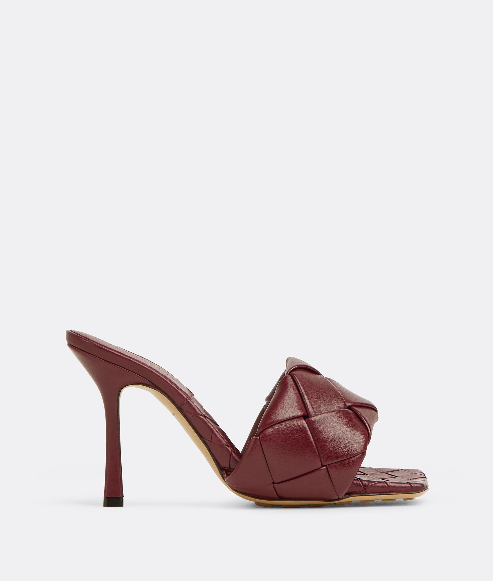Bottega Veneta o1n1vont0125 Lido Mules in Cherry Size US 5 / IT 35 - 1 Thumbnail