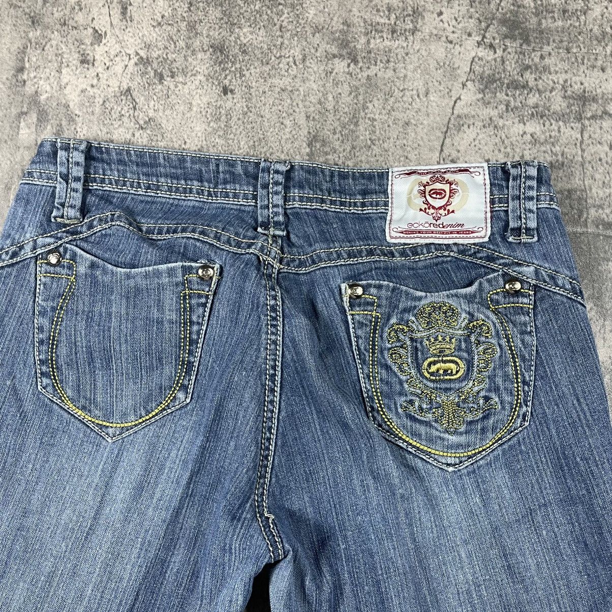Ecko Unltd. Ecko Unltd Y2K Embroidered Jeans Size 30" / US 8 / IT 44 - 3 Thumbnail