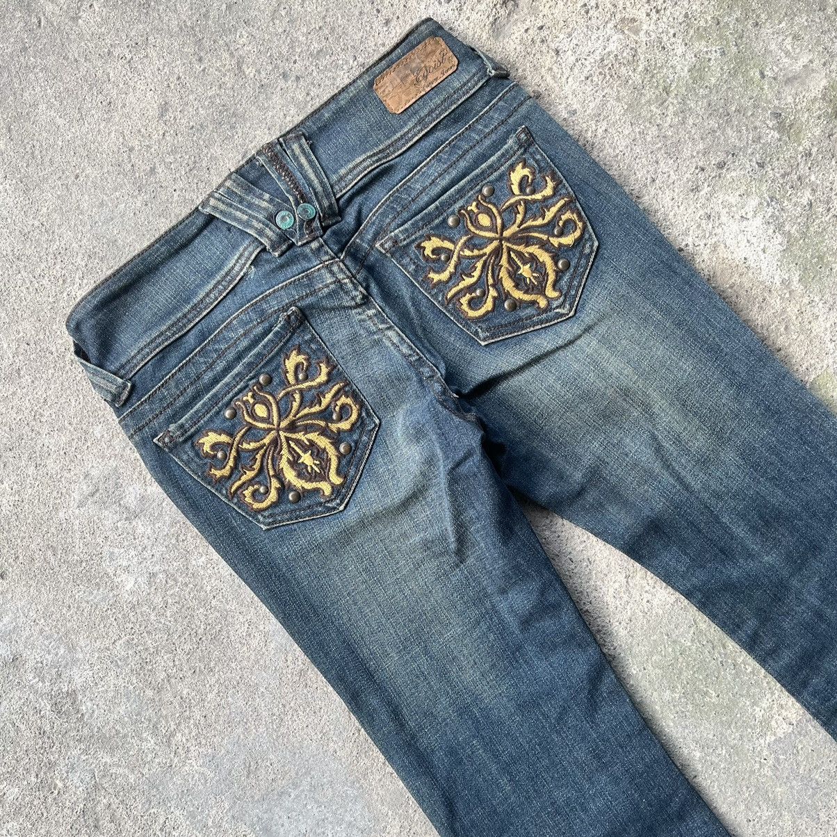 Luxury Jeans Egoist Denim Pants Super Wide Leg Opening