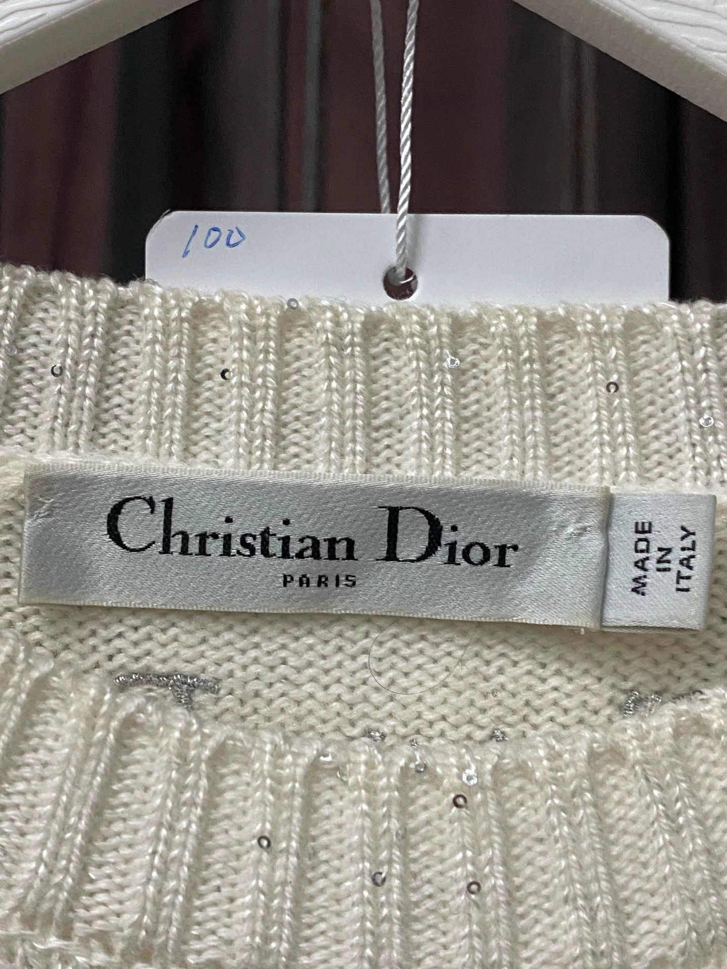 Dior Dior Cashmere Starry Sky Sequin Star Sweater Size S / US 4 / IT 40 - 6 Thumbnail