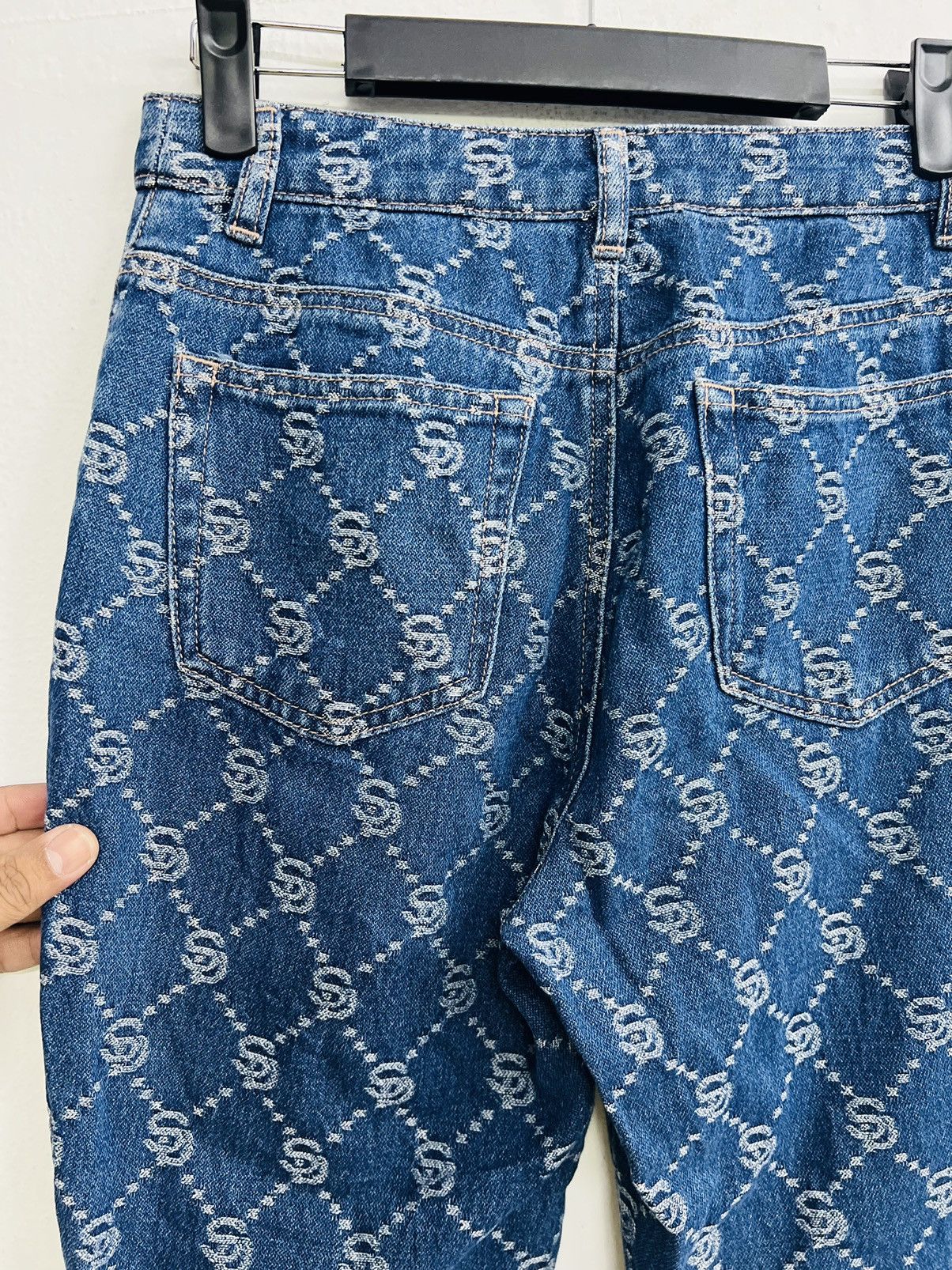 Japanese Brand Japanese Denim Flare Monogram Jeans Hysteric Style Size US 27 - 10 Thumbnail