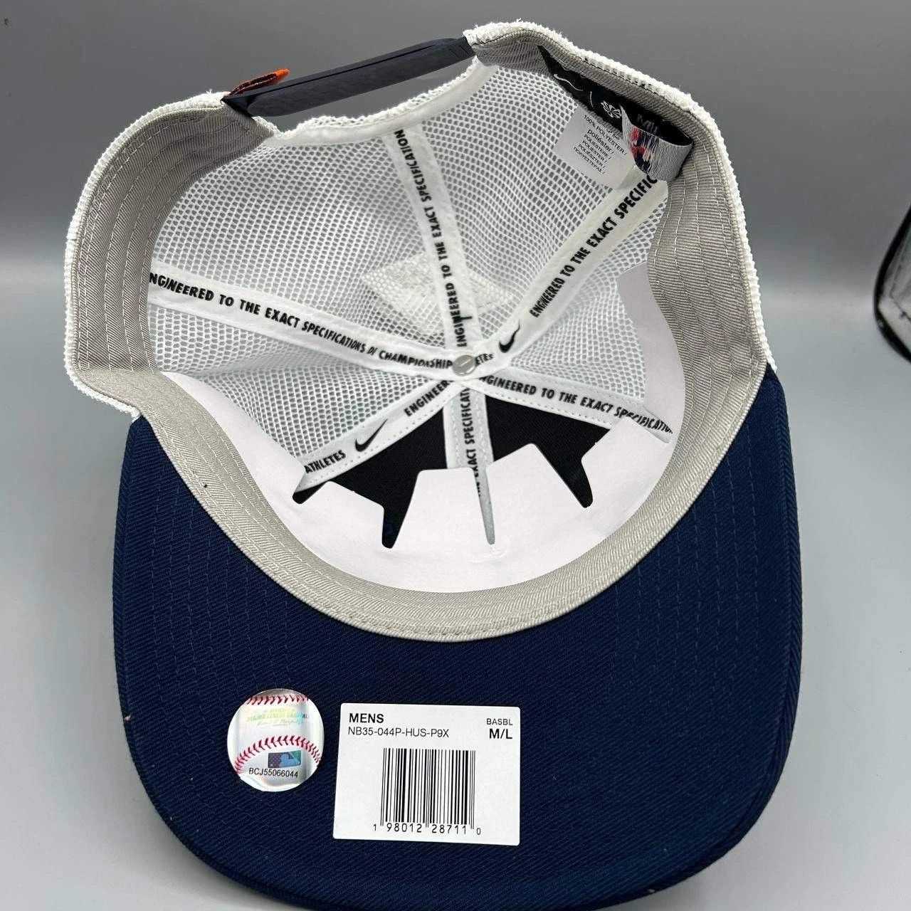 Nike Houston Astros x Nike Rise Trucker Hat Men M-L Snap Back New Size ONE SIZE - 2 Thumbnail