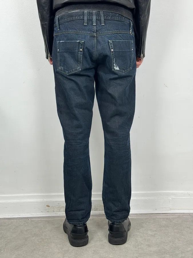 Gucci AW2009 Gucci Navy Oiled Denim Jeans by Frida Giannini Size US 32 / EU 48 - 5 Thumbnail