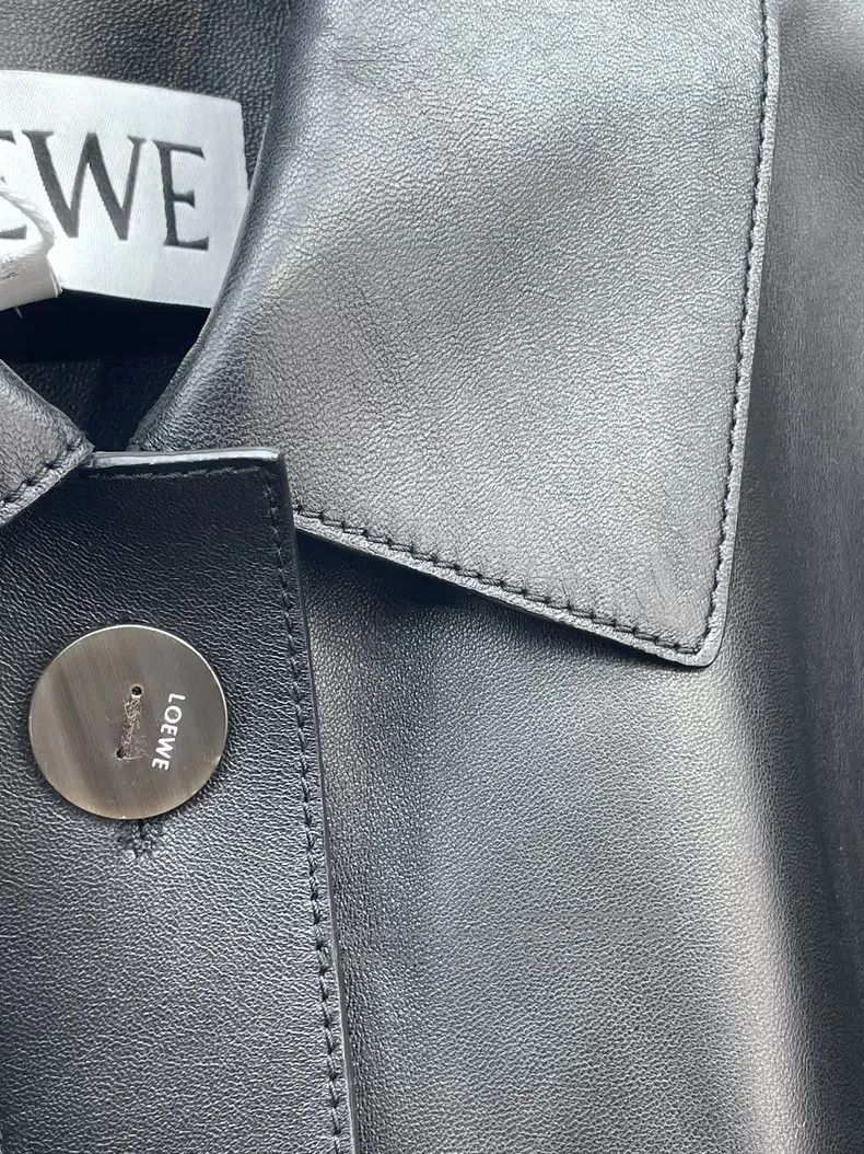 Loewe Loewe Classic Black Leather Jacket Size XS / US 0-2 / IT 36-38 - 5 Thumbnail