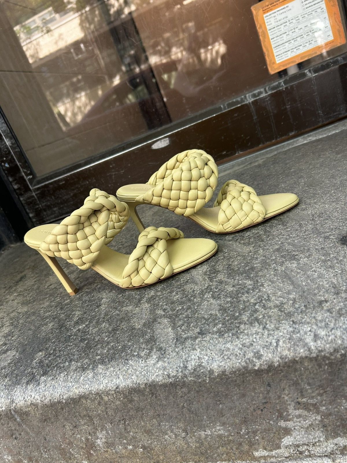 Bottega Veneta BOTTEGA VENETA - Curve Braided Leather Sandals 👡 Size US 8 / IT 38 - 2 Thumbnail