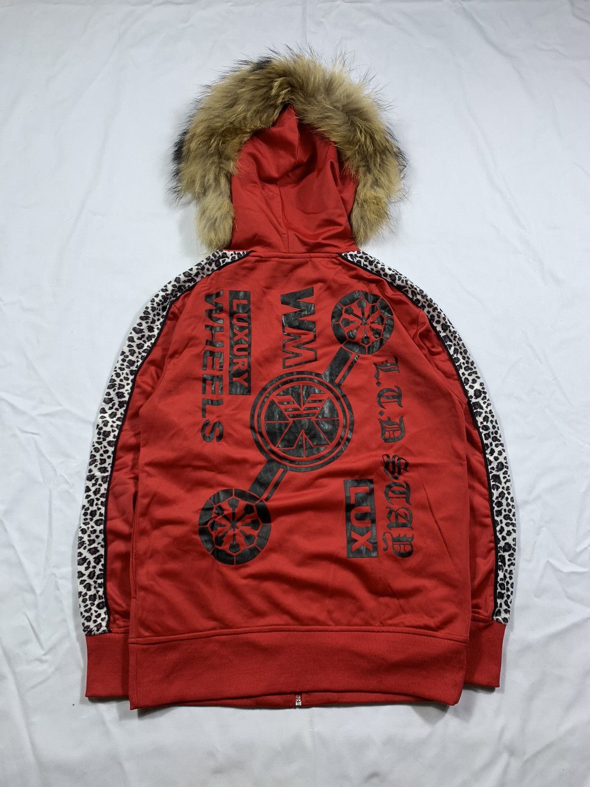 If Six Was Nine × Japanese Brand × Le Grande Bleu (L.G.B.) Japanese Pleggi poem leopard zip up Hoodie Size US M / EU 48-50 / 2 - 2 Thumbnail