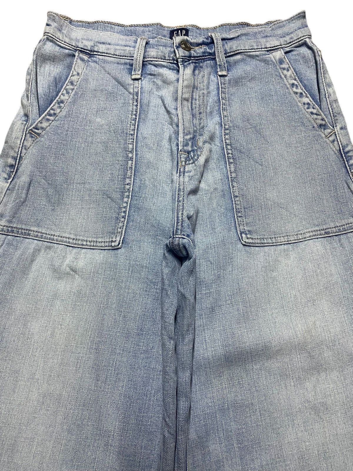 Gap Vintage Gap Denim Light Wash Like Jnco Baggy Jeans Size US 28 / EU 44 - 3 Thumbnail