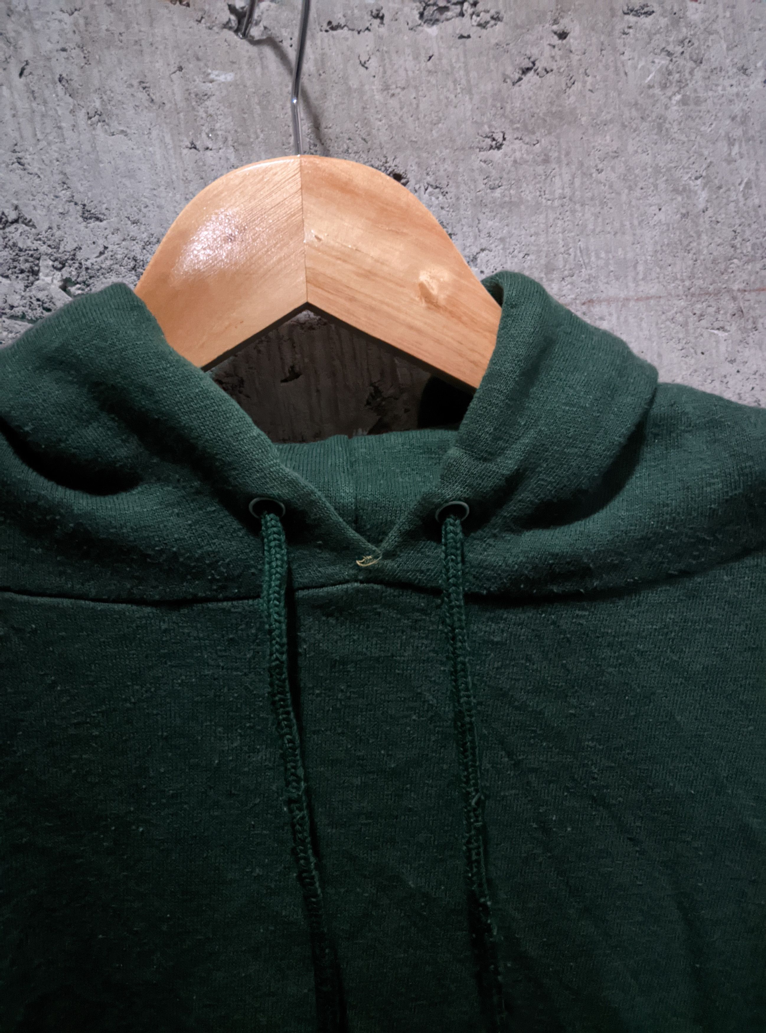 Vintage Vintage 50s 60s blank hoodie pine green truevintage Size US L / EU 52-54 / 3 - 3 Thumbnail