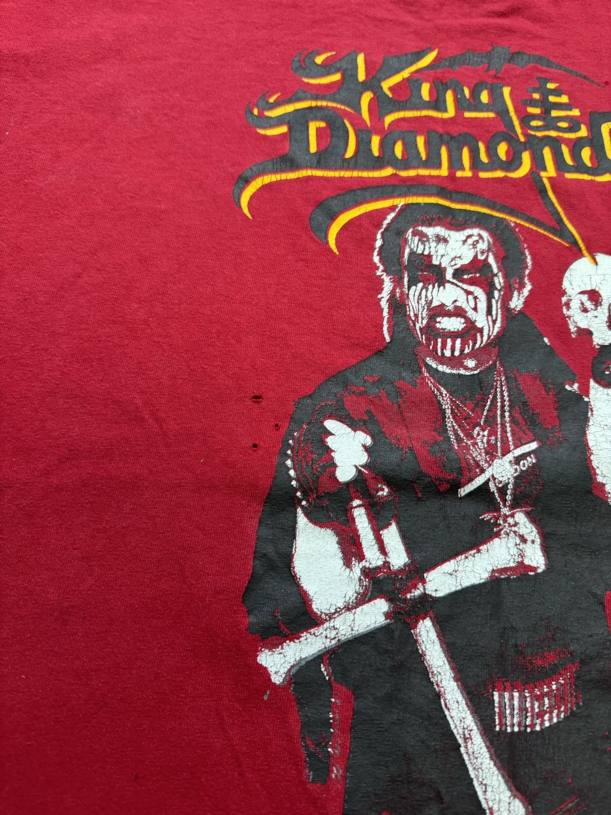 Band Tees × Vintage VINTAGE KING OF DIAMOND CONSPIRACY T SHIRT BLACK METAL Size US L / EU 52-54 / 3 - 6 Thumbnail