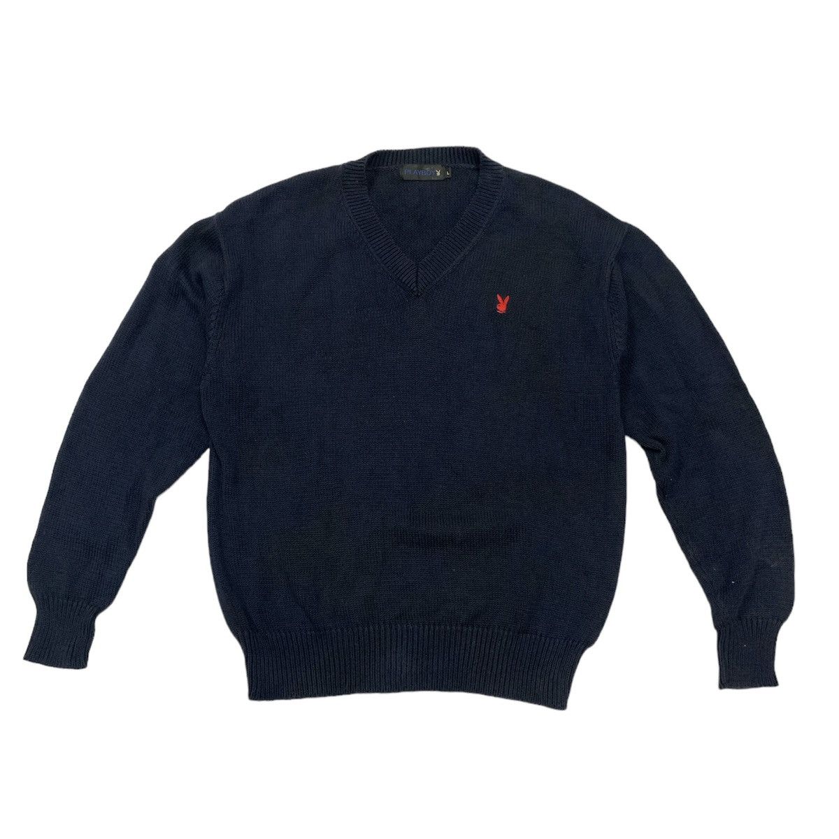 Vtg Playboy Knitted Sweater
