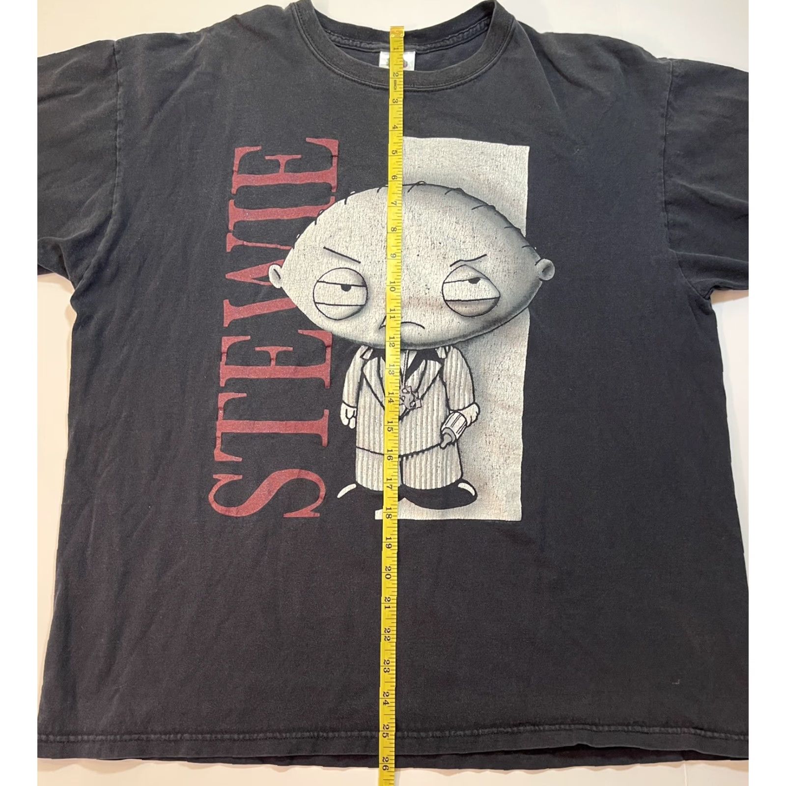 Vintage VINTAGE Stewie Scarface T Shirt Family Guy Cartoon Pullover Crewneck XL Black Cotton Logo Short Sleeve Unbranded Unisex Adults T-Shirt Size US XL / EU 56 / 4 - 7 Thumbnail