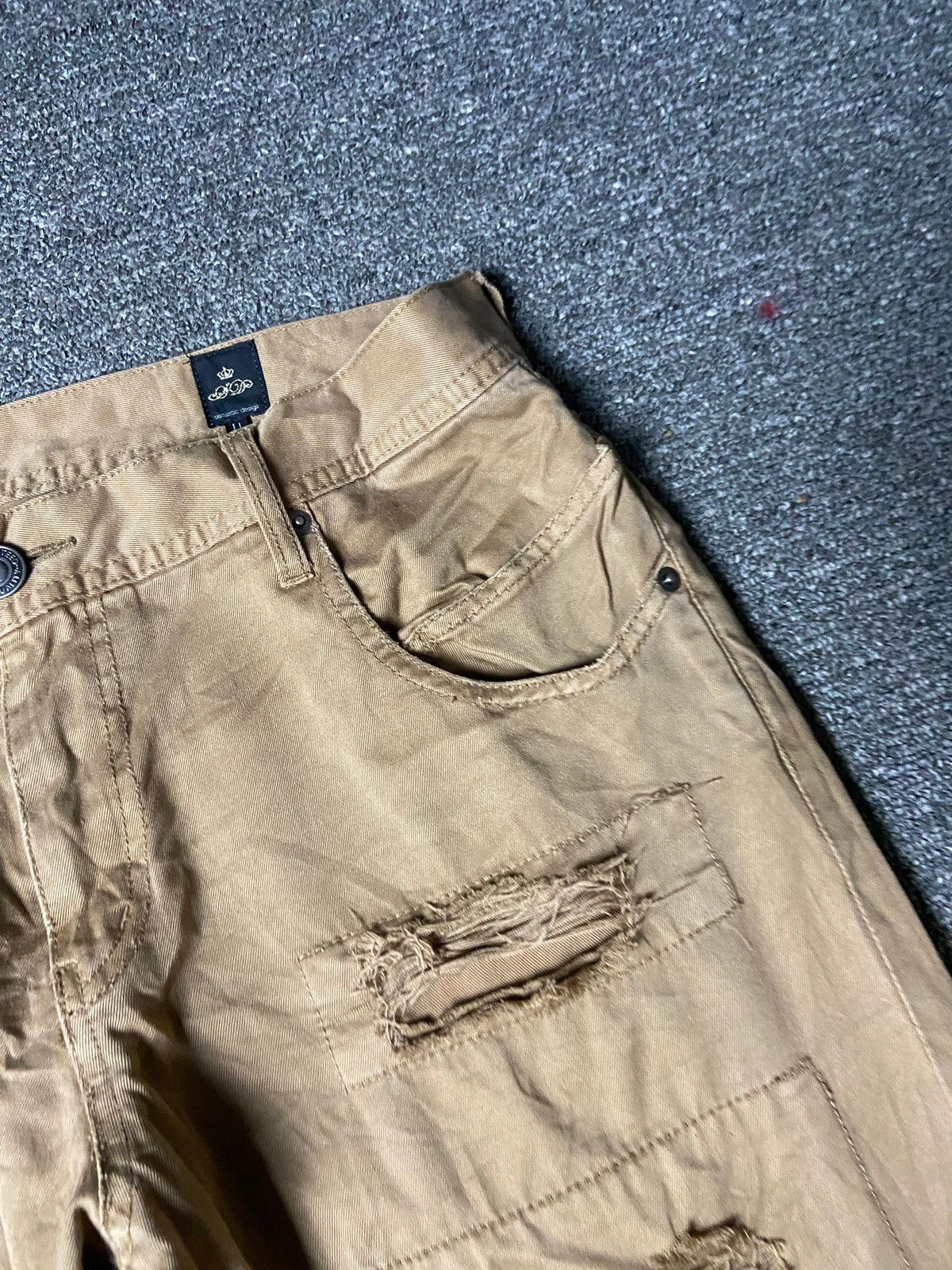 semanticdesign Semantic Design Distressed Straight Trousers (165) Size US 34 / EU 50 - 12 Thumbnail