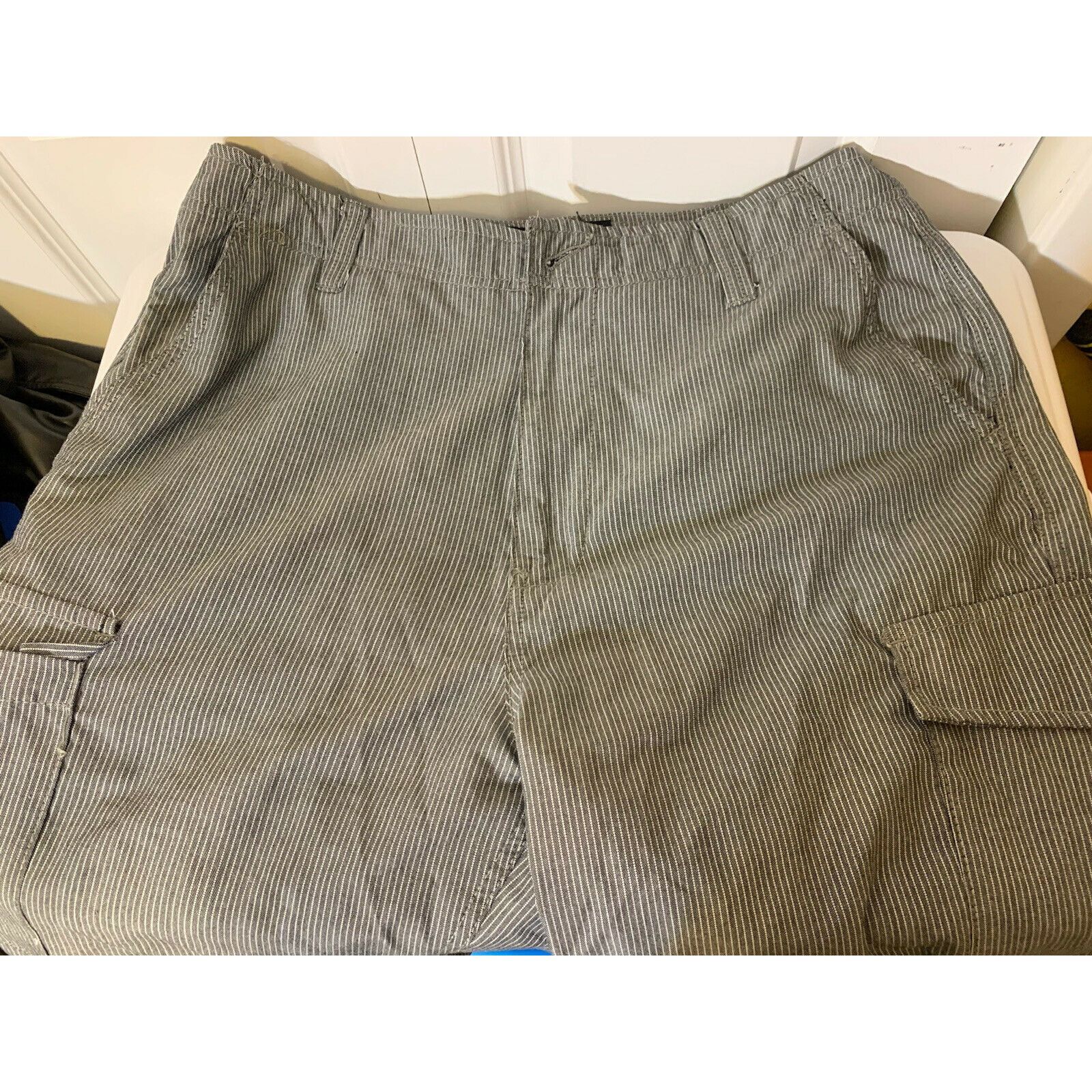 Champs Sport Champs Sports Gear Men's Sz 34 Gray Striped Shorts Size US 34 / EU 50 - 4 Thumbnail