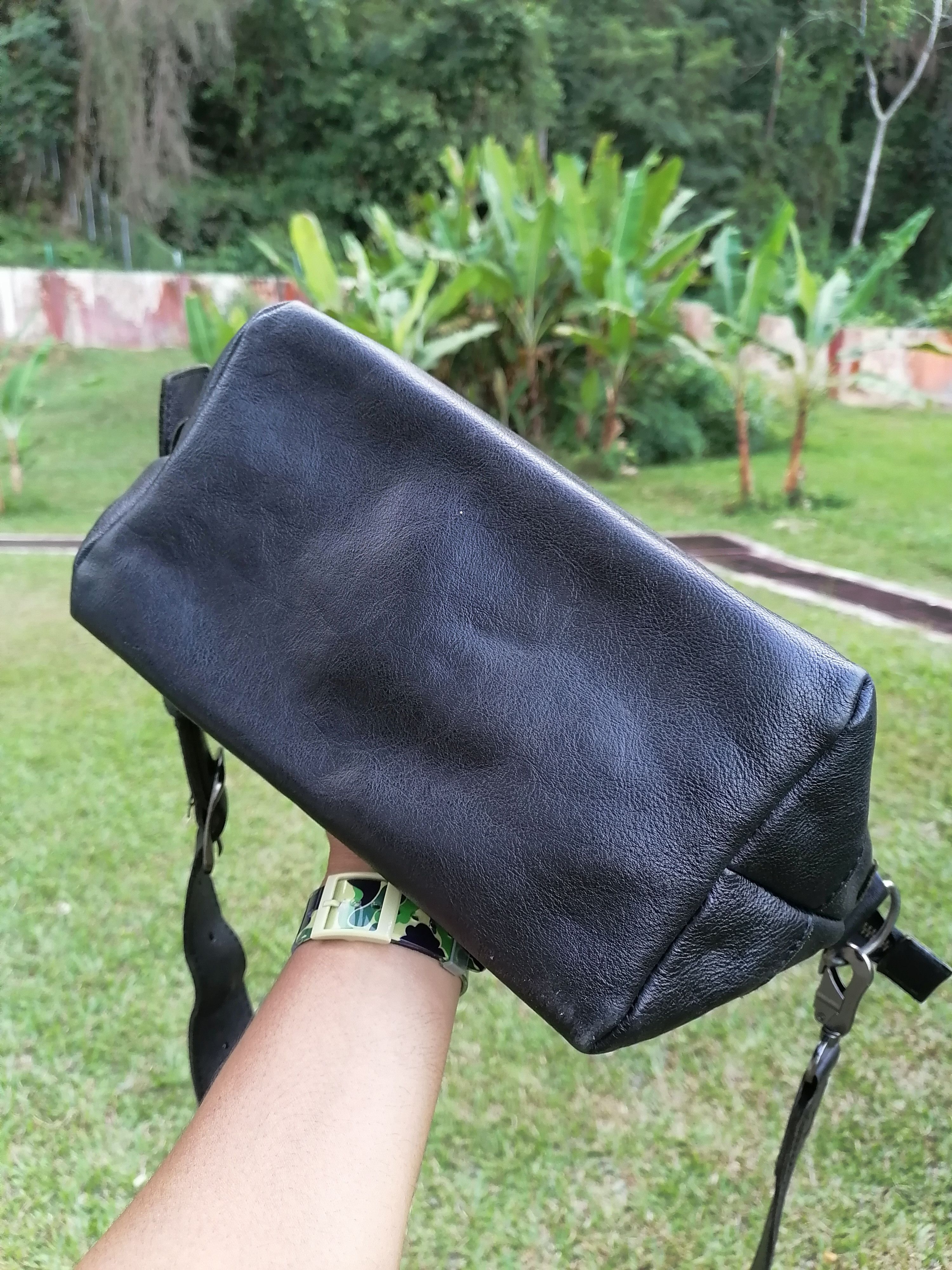 American Rag American Rag Cie Leather Craft Black Crossbody Bag Size ONE SIZE - 6 Thumbnail