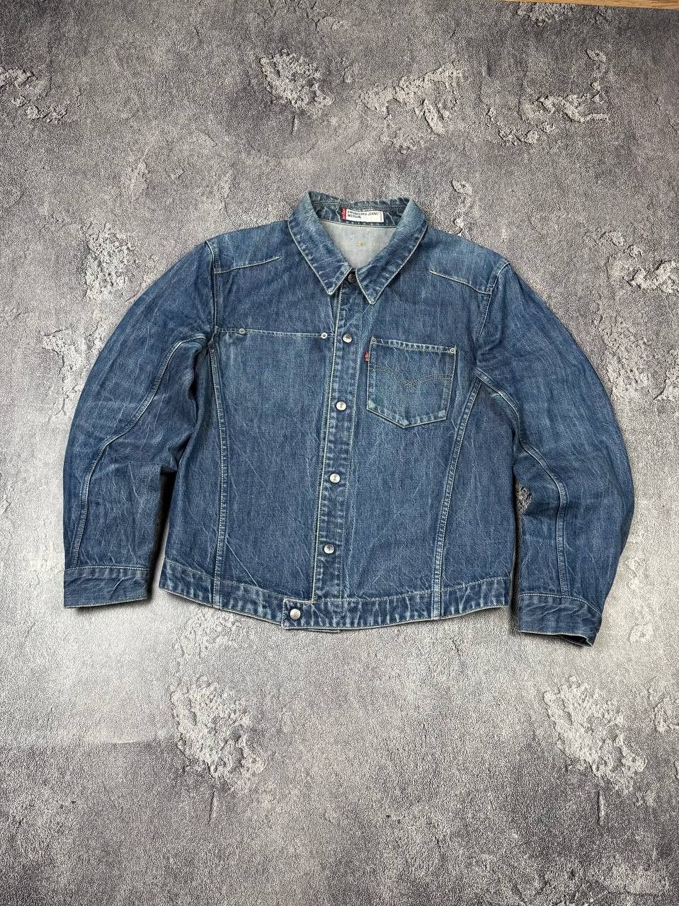 Levi's Vintage Clothing Vintage 2000s Levi's Engineered Blue Denim Jacket Jeans LEJ Size US M / EU 48-50 / 2 - 2 Thumbnail