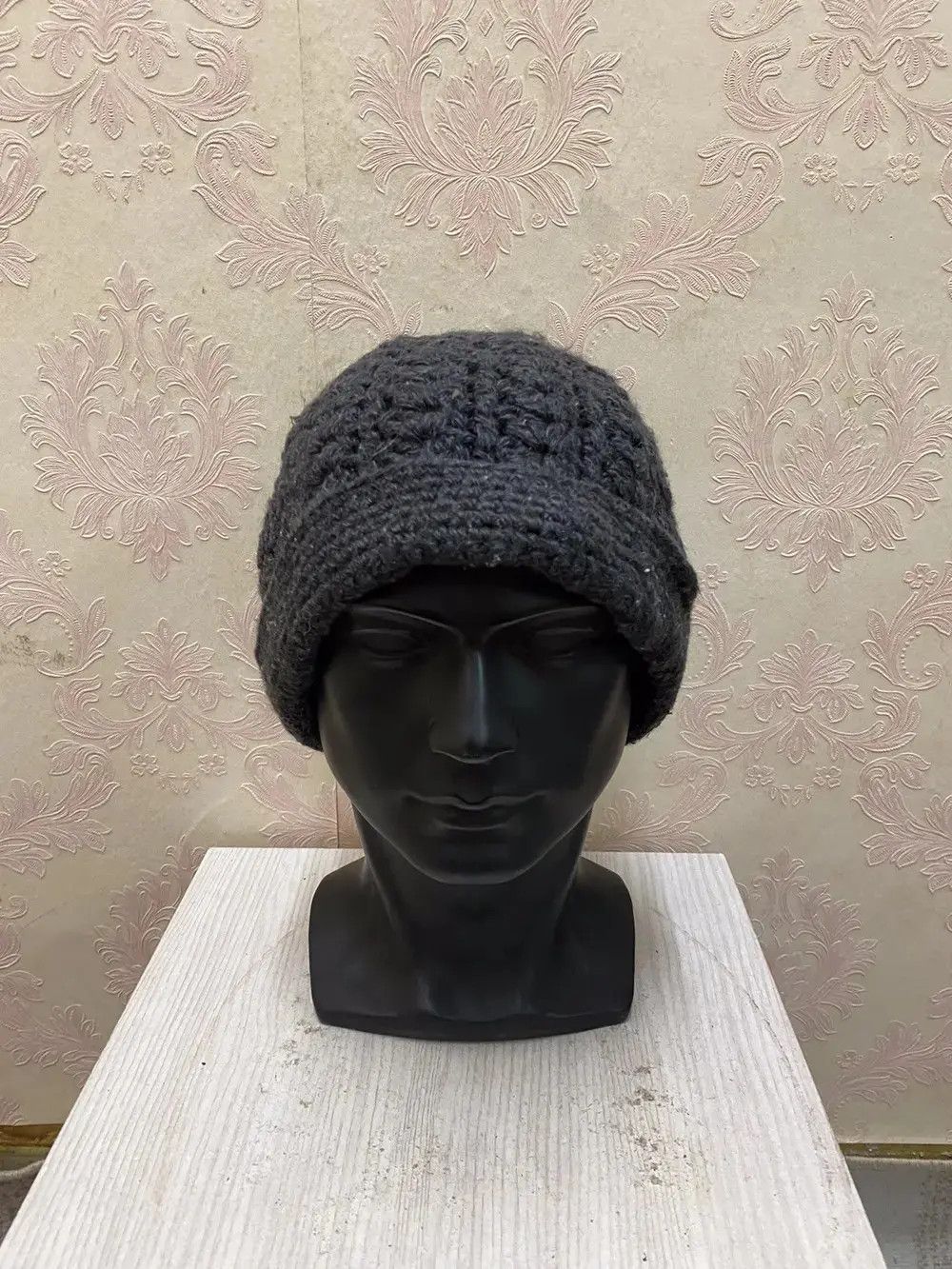 Vintage Japanese Brand Rare Design Crochet Beanie Hat Size ONE SIZE - 3 Thumbnail