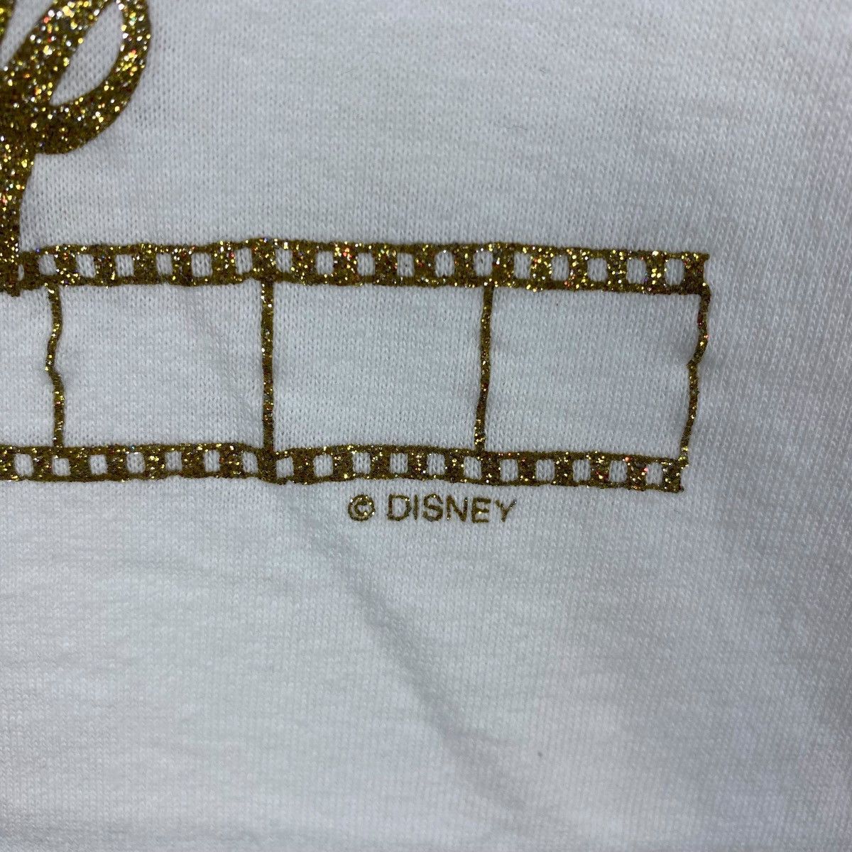 Disney Vintage 80's The WALT DISNEY Studios Glitter Print Graphic Size US M / EU 48-50 / 2 - 3 Thumbnail