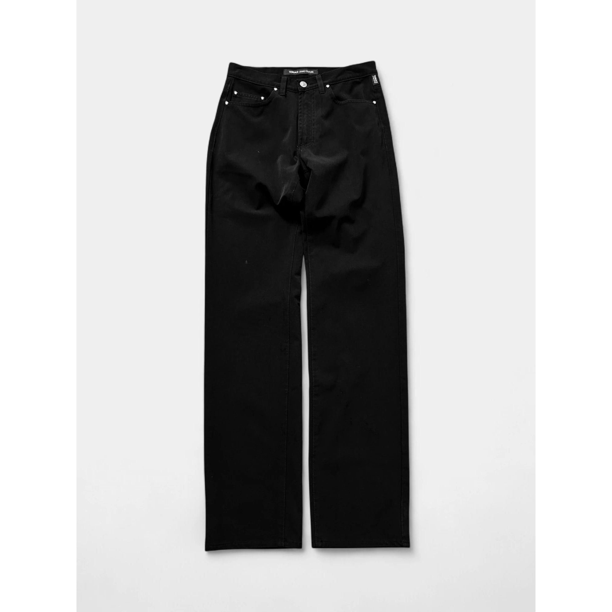 Versace Versace Jeans Couture Black Denim Size US 30 / EU 46 - 2 Thumbnail