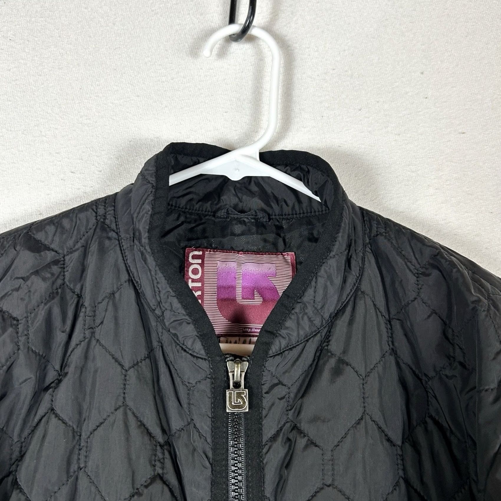 Burton Burton Puffer Jacket Women's Small Black Full Zip Pockets Casual Winter Size S / US 4 / IT 40 - 2 Thumbnail
