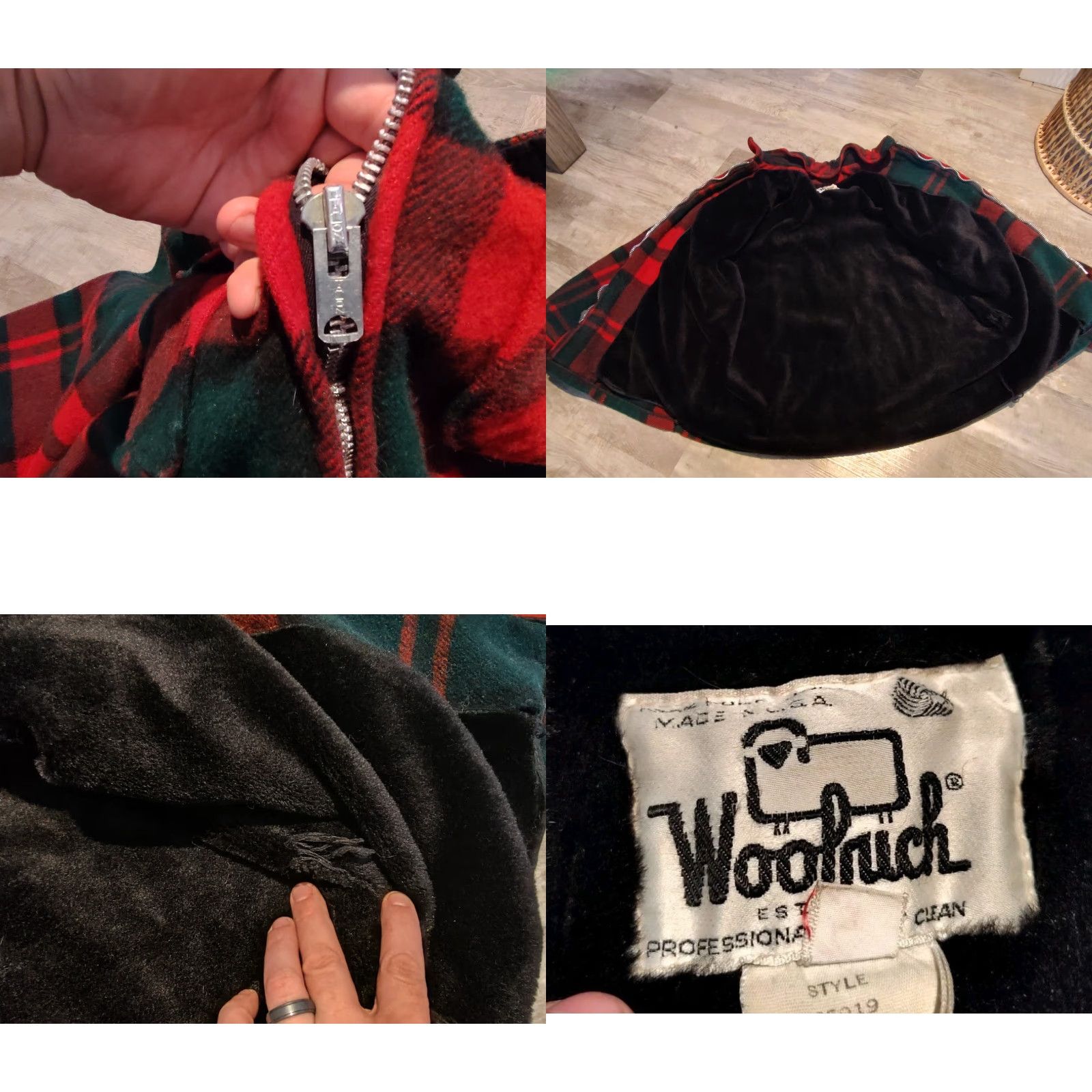 Vintage VTG Woolrich Plaid Wool Jacket Heavy Wool 60s Chore Coat Mens XL Lined Rare Classic Vintage Size US XL / EU 56 / 4 - 8 Thumbnail
