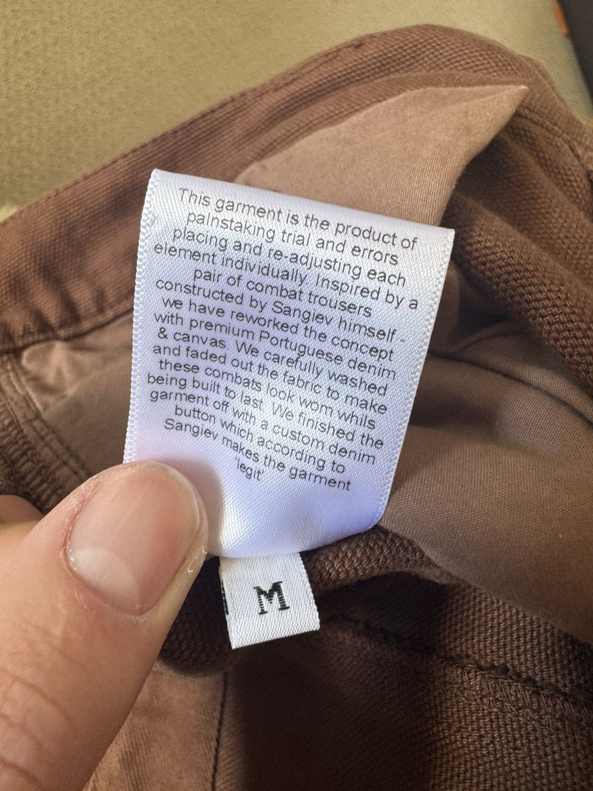 Sangiev Sangiev Reconstructed Cargo Pants Size US 32 / EU 48 - 9 Thumbnail