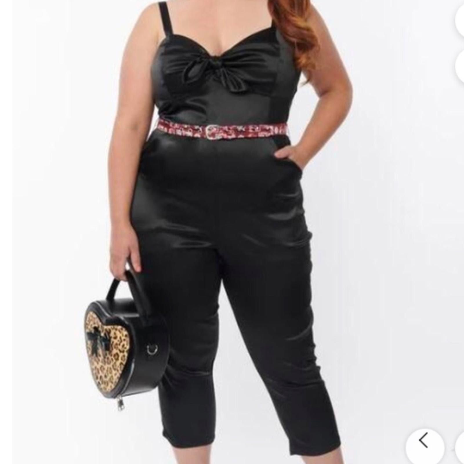 Other Unique Vintage x BETTY BOOP Retro Pin-Up Sexy Jumpsuit Size 42" / US 20 - 5 Thumbnail