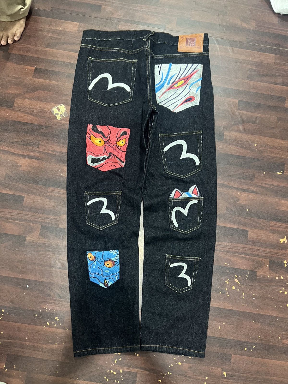 Japanese Brand Crazy rare multipocket Japanese denim ( deadstock) Size US 35 - 1 Thumbnail