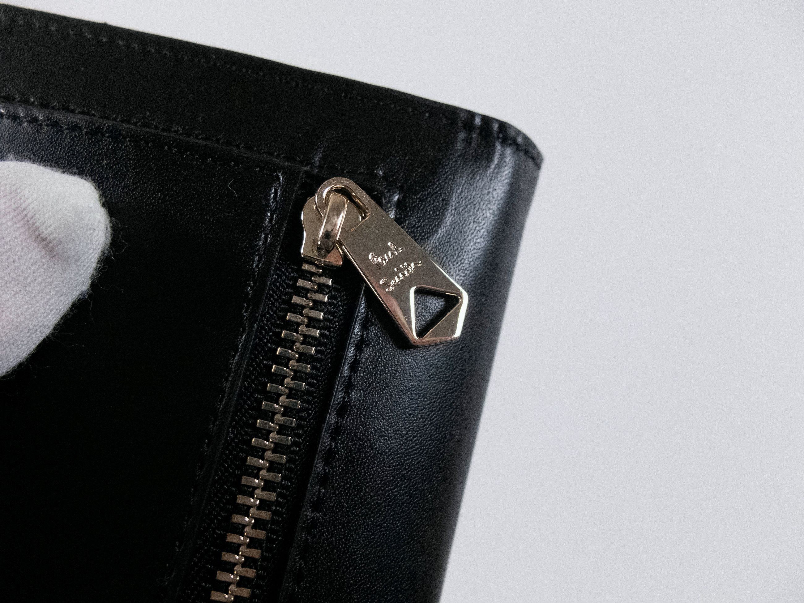 Paul Smith PAUL SMITH black trifold signature stripe leather wallet Size ONE SIZE - 6 Thumbnail