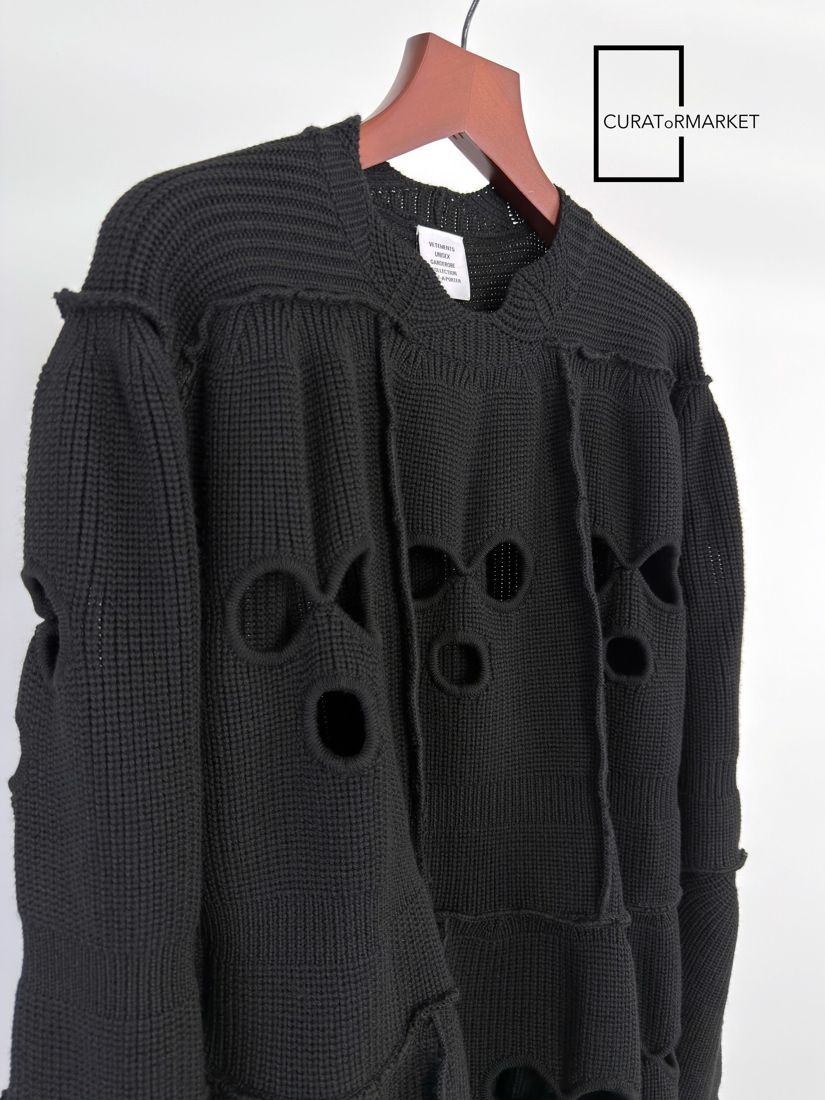 Vetements S Wool Multi Stitch Ski Mask Shiesty Balaclava Sweater FW25 Size US S / EU 44-46 / 1 - 3 Thumbnail