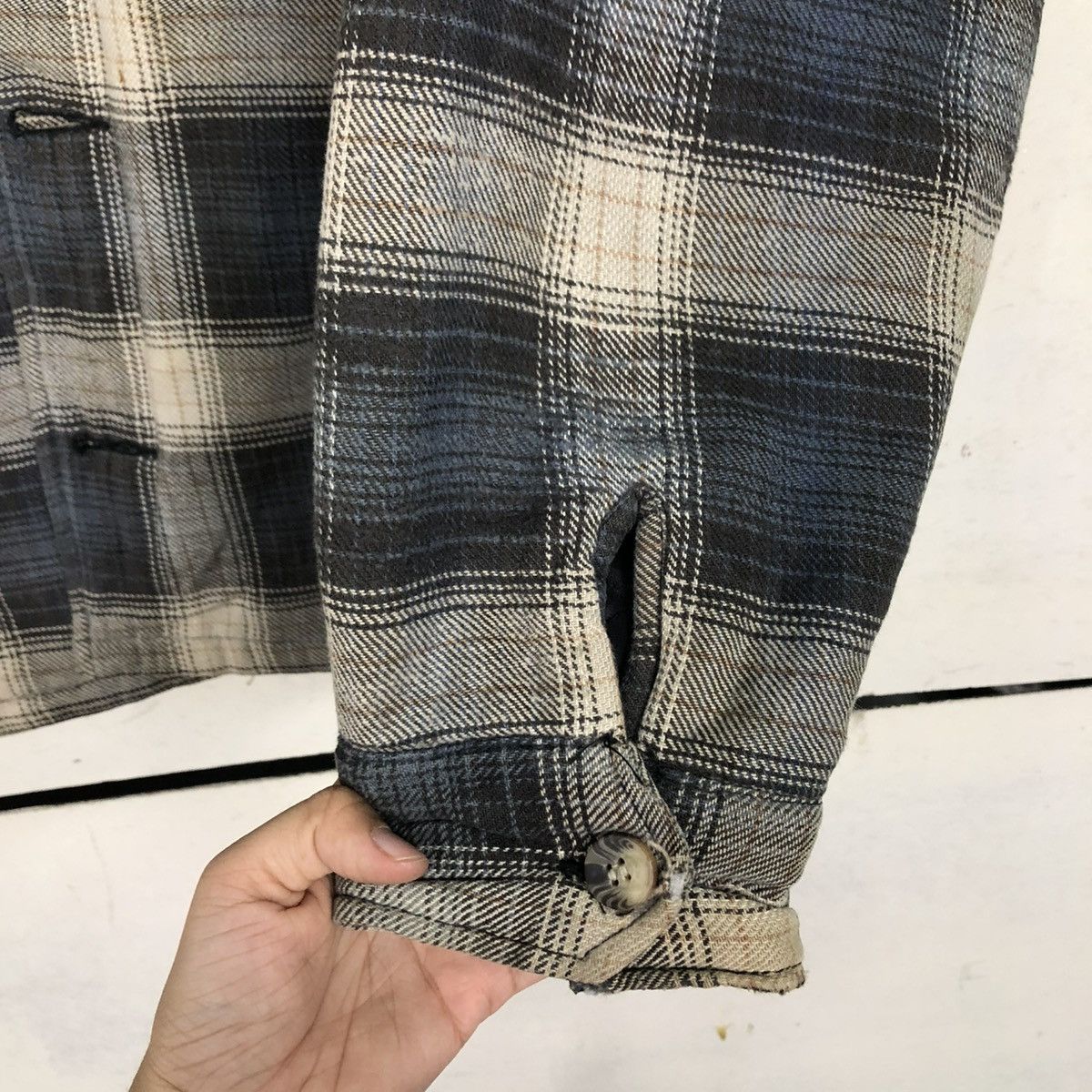 Japanese Brand 🔥VINTAGE FLANNEL JACKET TARTAN DESIGN SURF & SWEATS Size US M / EU 48-50 / 2 - 16 Thumbnail