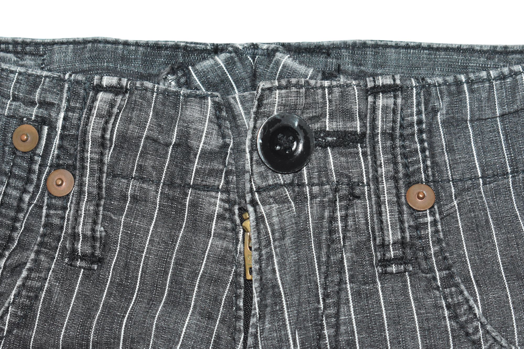 Japanese Brand Wide Leg 🔥Japanese Yen Wabash Raw Denim Pants size 29 Size US 29 - 5 Thumbnail