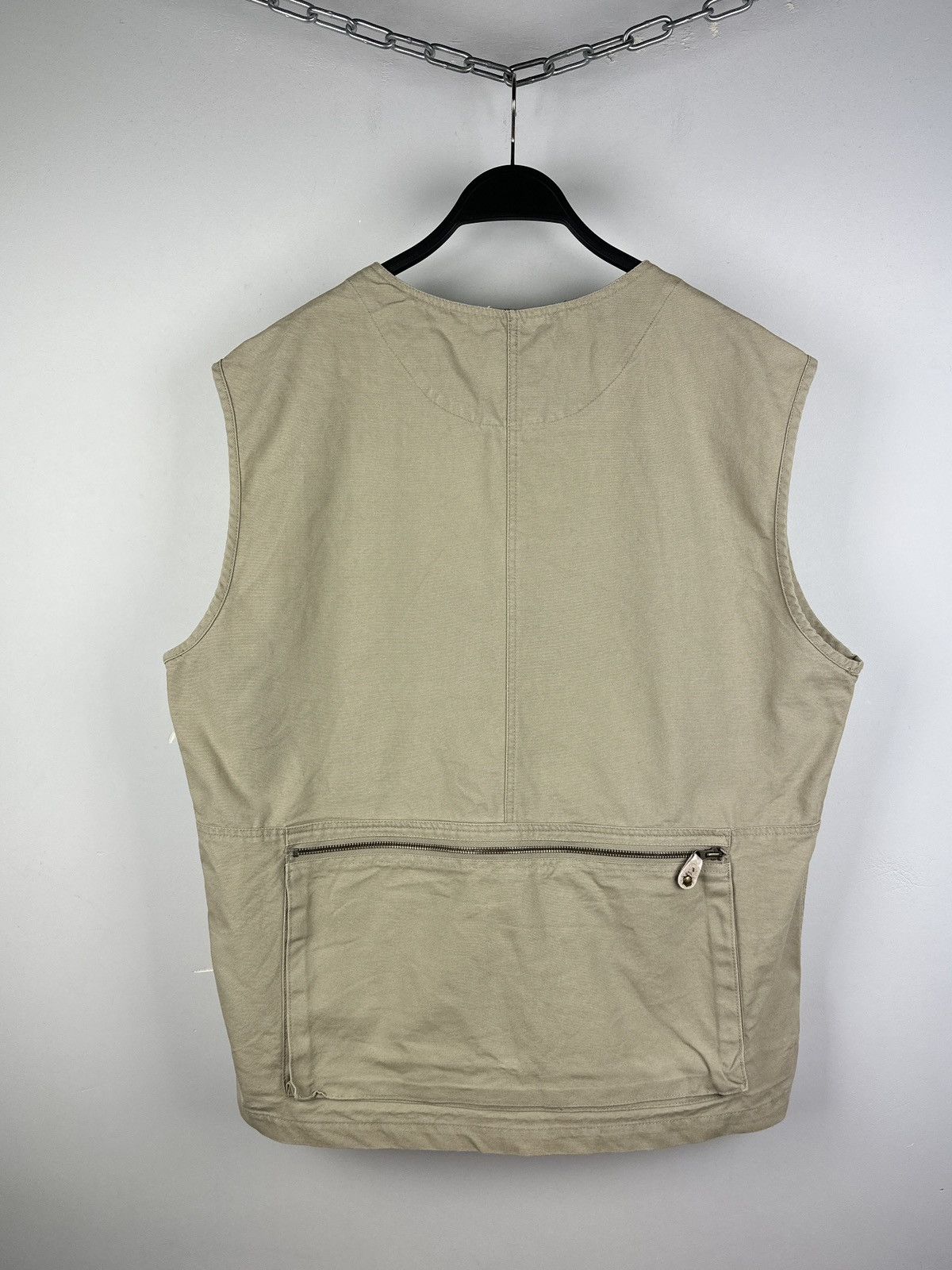 Chaps Ralph Lauren × Vintage Vintage Chaps Ralph Lauren Field Utility Fishing Zip Vest Size US L / EU 52-54 / 3 - 14 Thumbnail