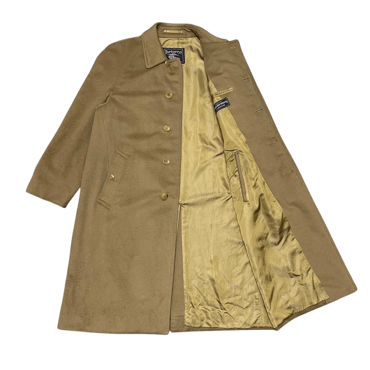 Burberry Vintage Burberry Cashmere Long Coat Size US M / EU 48-50 / 2 - 1 Thumbnail