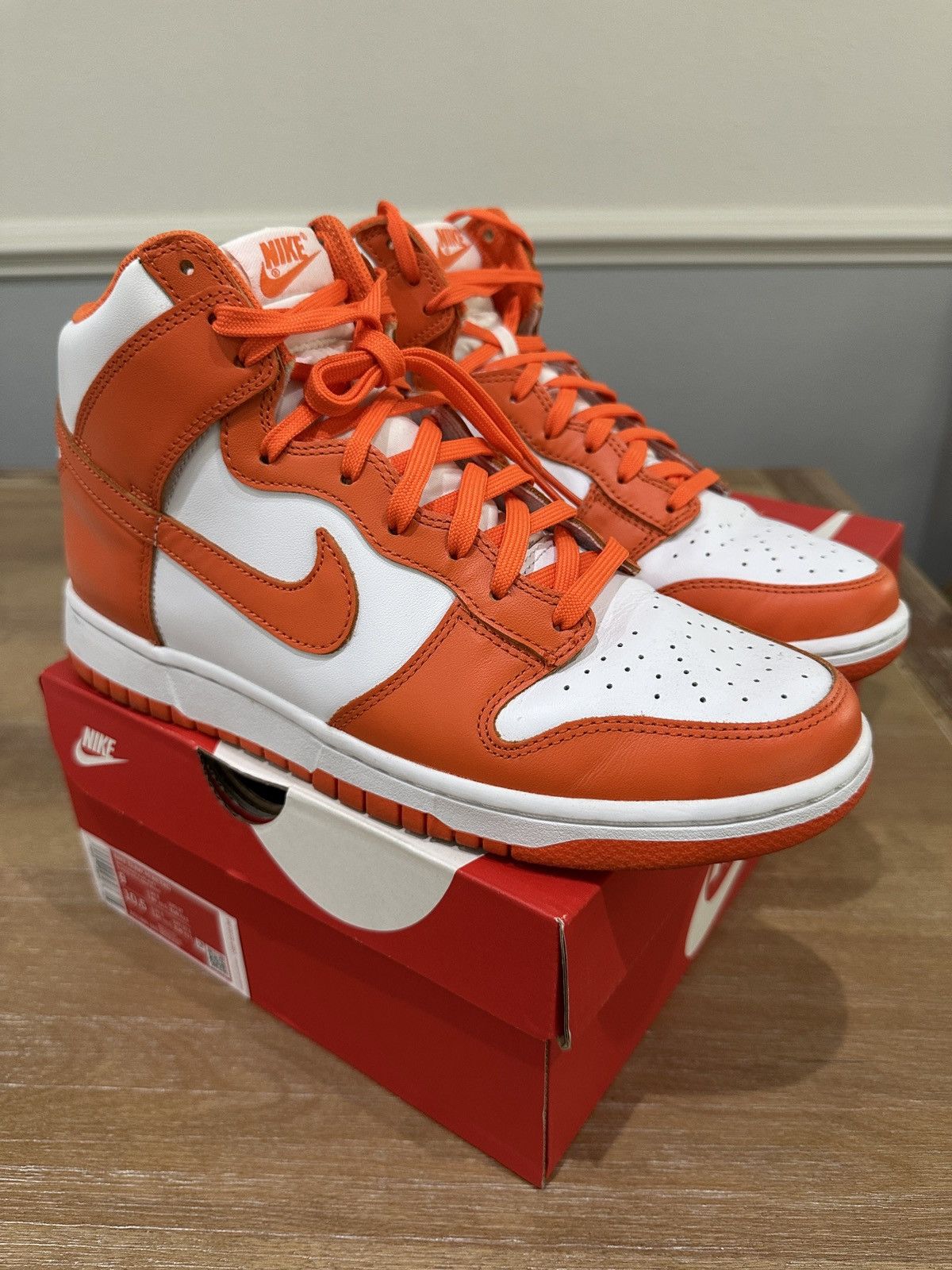 Nike Dunk Hi Retro Syracuse (2021) Size US 9 / EU 42 - 1 Thumbnail