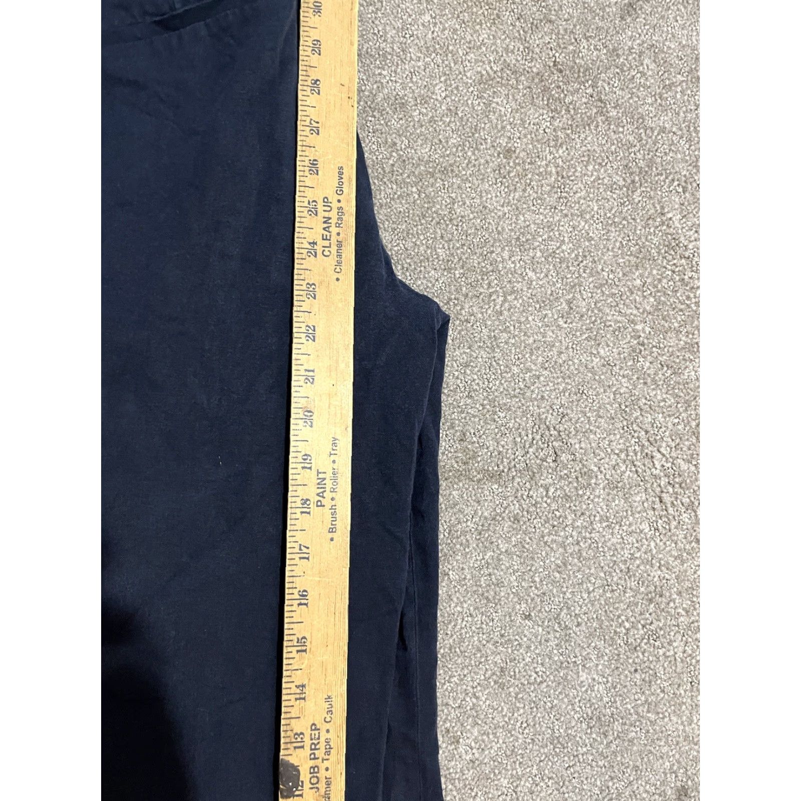 J.Crew J.CREW Martie Pant Dress Pants Navy Blue 10 Women Nylon Stretch EUC Size 32" / US 10 / IT 46 - 6 Thumbnail