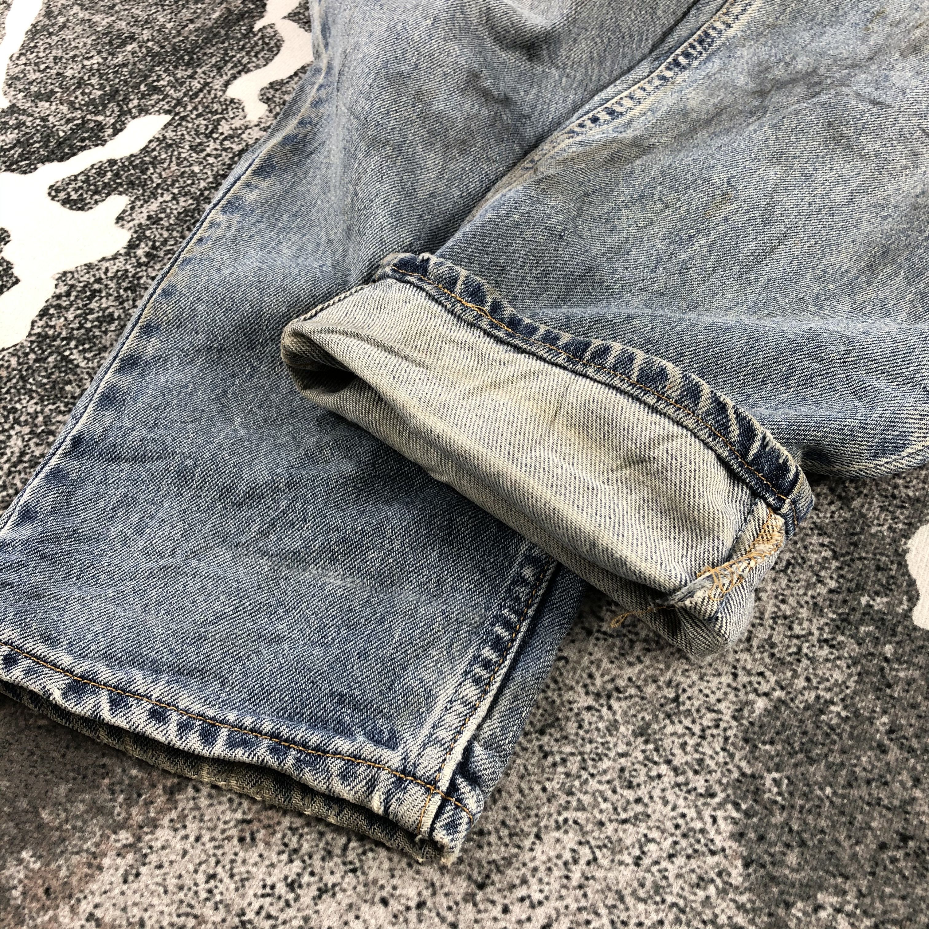 Levi's Vintage Levis 560 Jeans Dirty Wash Denim KJ909 Size US 32 / EU 48 - 7 Thumbnail