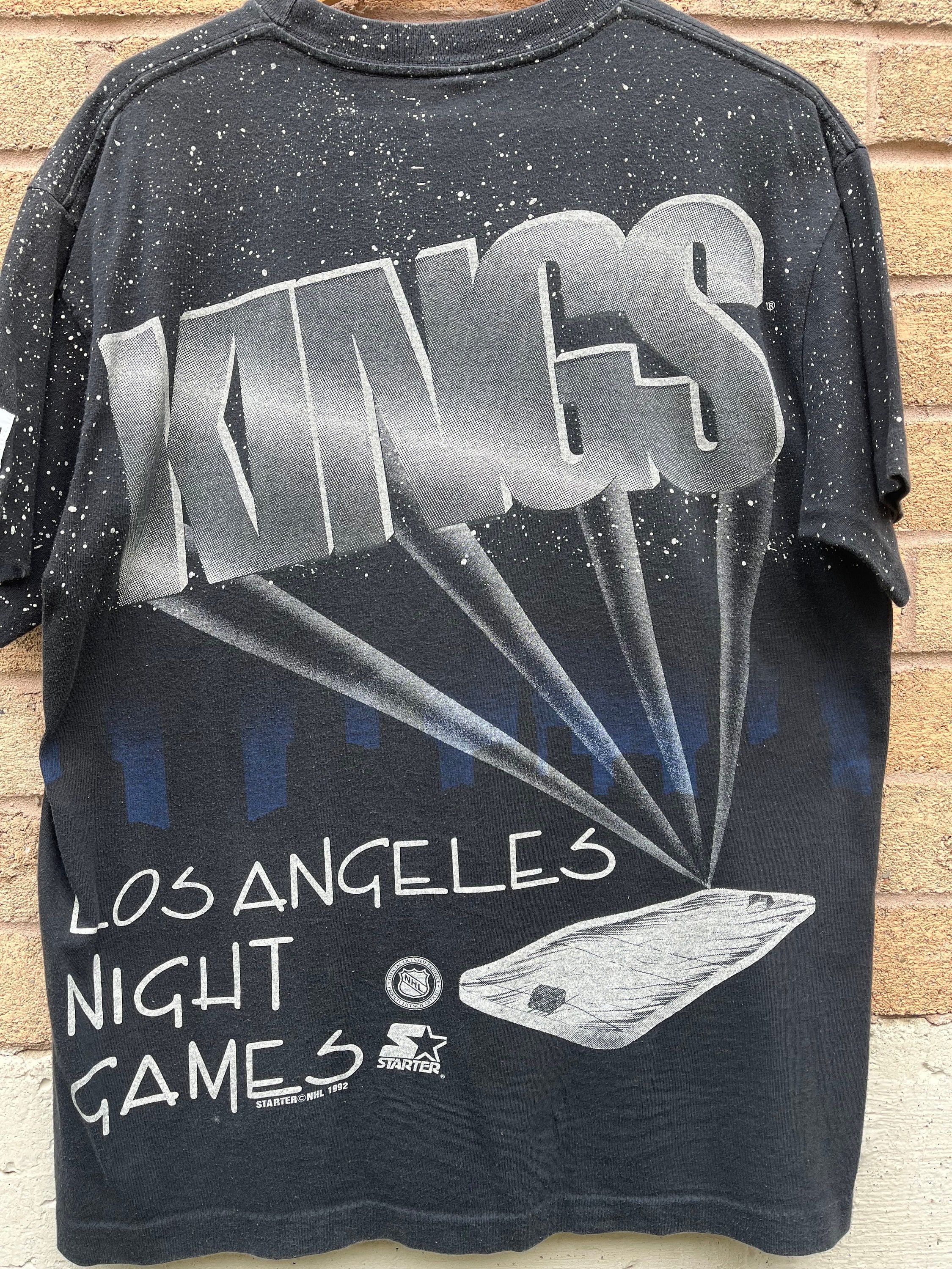 Starter Vintage Los Angeles Kings Starter Night Games 1992 Tshirt Size US XL / EU 56 / 4 - 5 Thumbnail