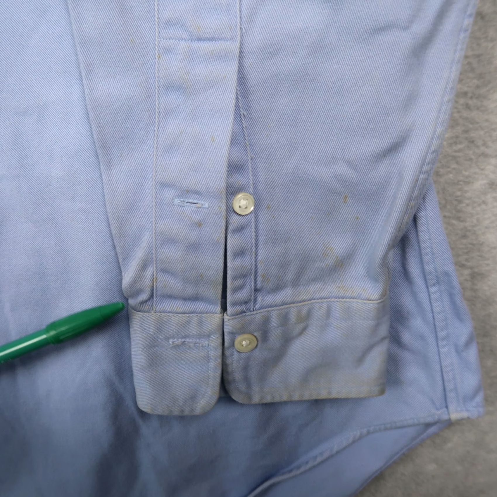 Polo Ralph Lauren VINTAGE Polo Ralph Lauren Button-Down Shirt Mens XL XLarge Blue 90s Classic Polo Shirt Men XL Blue Regular Size Shirt Size US XL / EU 56 / 4 - 7 Thumbnail