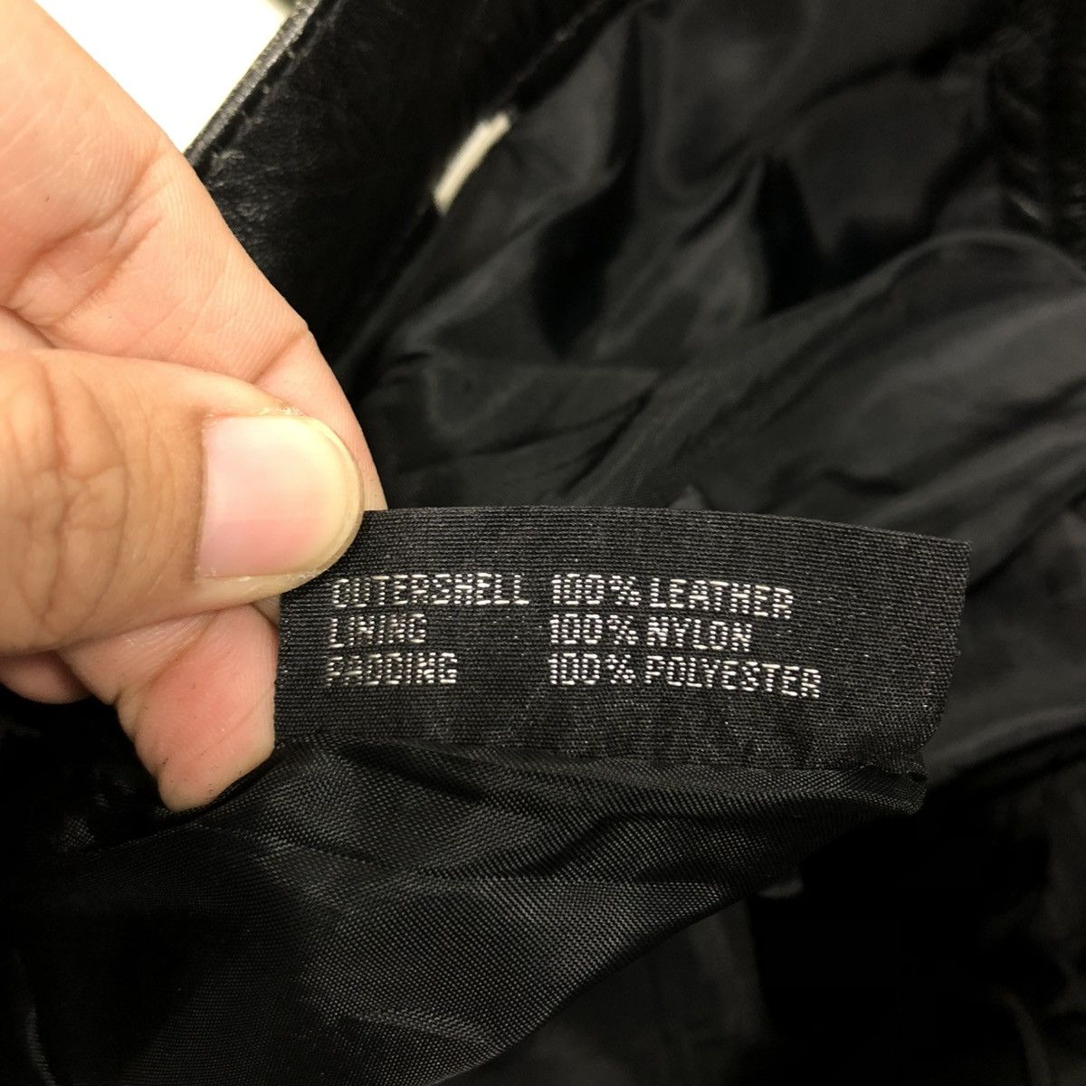 Genuine Leather 🔥VINTAGE BIKER GENUINE LEATHER PANTS FMC ISSEY MIYAKE Size US 33 - 21 Thumbnail