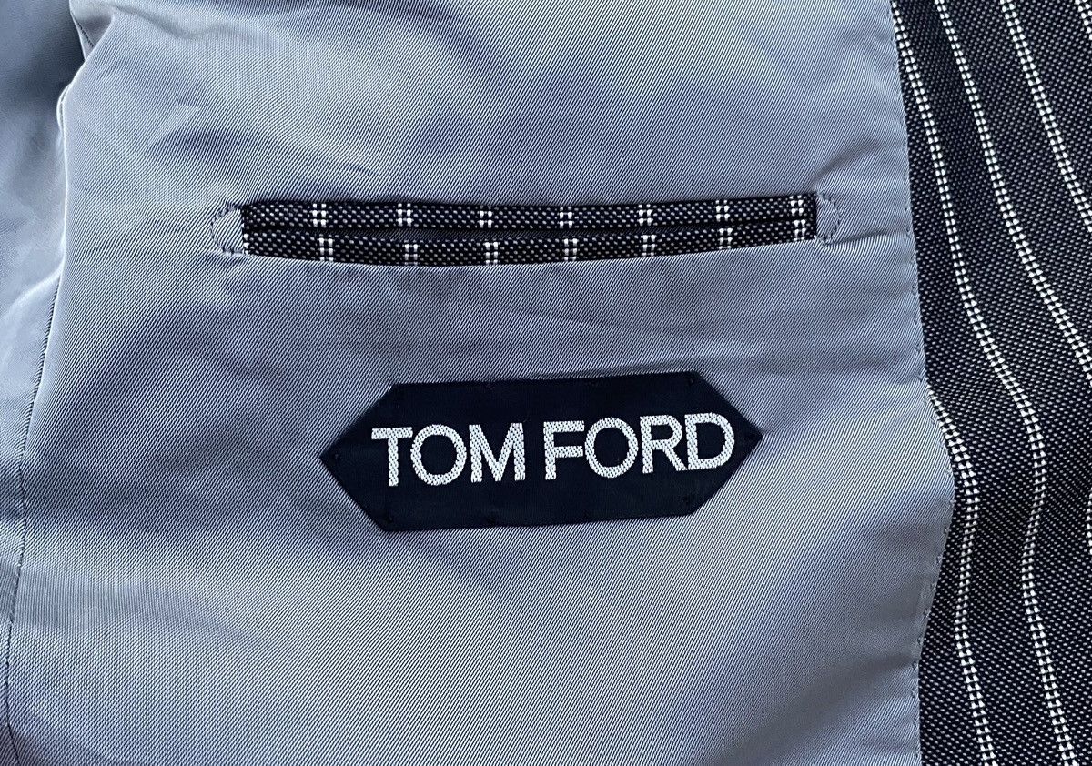 Tom Ford Tom Ford - Prince of Wales Wool Blazer Size 54R - 8 Thumbnail