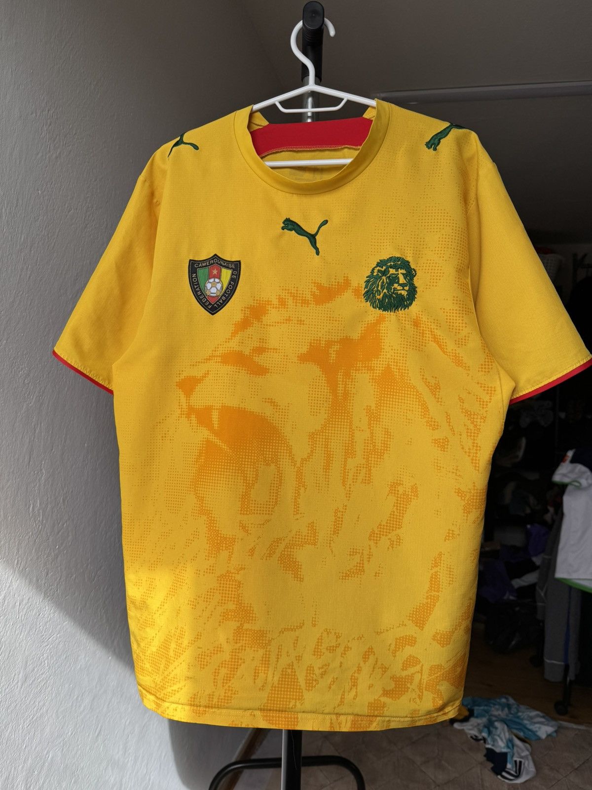 Puma × Vintage Vintage Cameroon Puma 2006 World Africa Cup Away L Soccer Size US L / EU 52-54 / 3 - 1 Thumbnail
