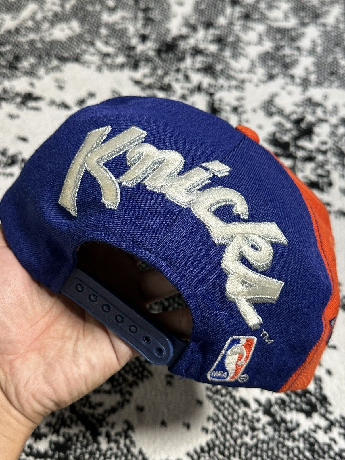 Sports Specialties Vintage 90s NBA New York Knicks Backscrip Hat Size ONE SIZE - 5 Thumbnail