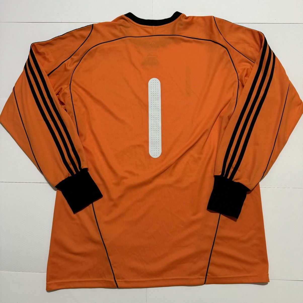 Adidas Adidas Climalite 2008 Orange Men's Soccer Goalkeeper Jersey Size US XL / EU 56 / 4 - 10 Thumbnail