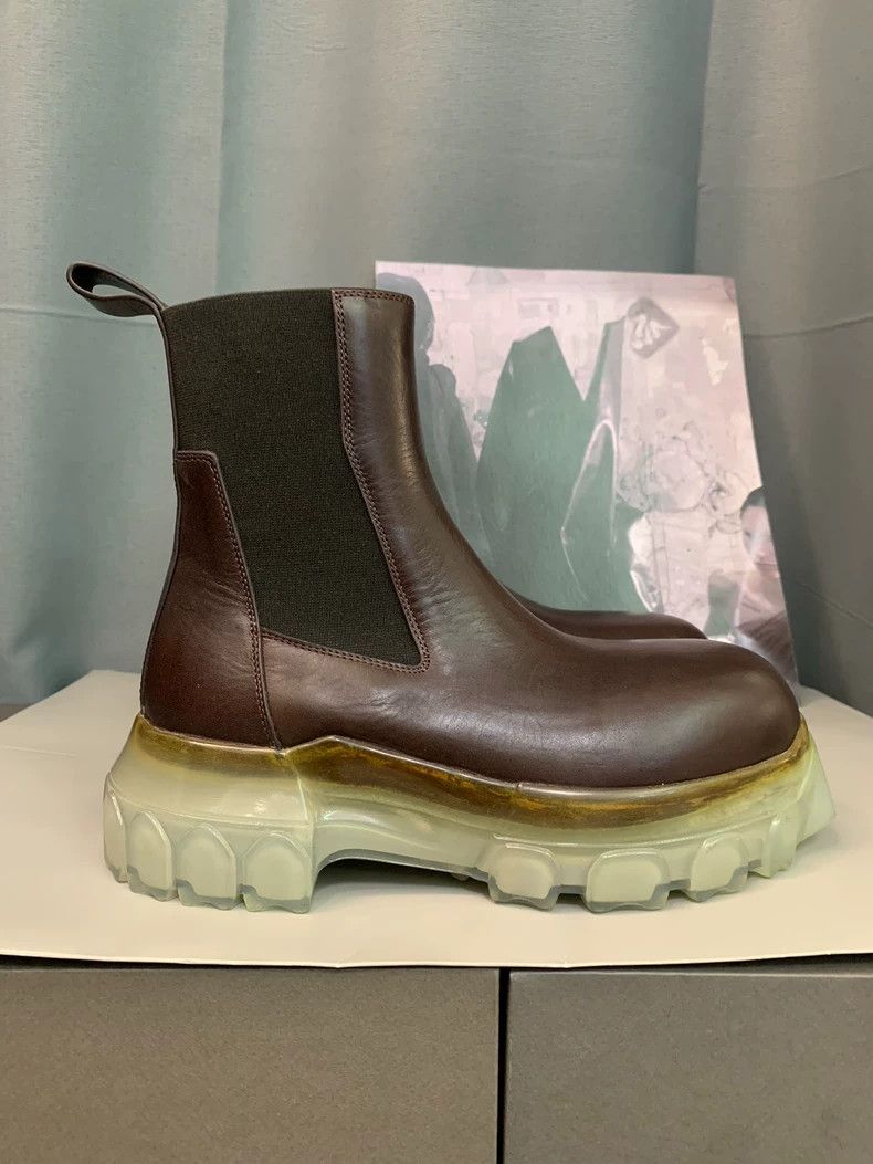 Rick Owens Rick Owens Black leather boots Size US 8.5 / IT 38.5 - 1 Thumbnail