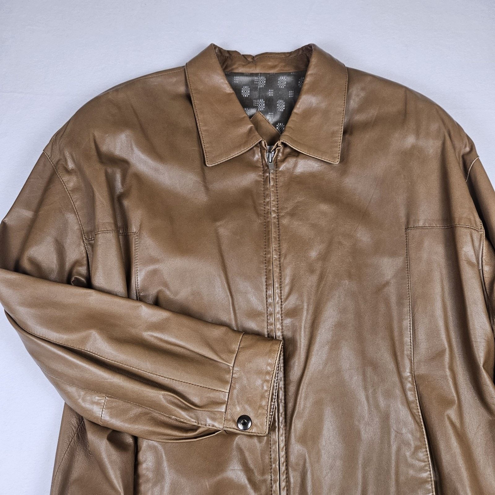 Remy Remy Leather Bomber Jacket Size US M / EU 48-50 / 2 - 1 Thumbnail