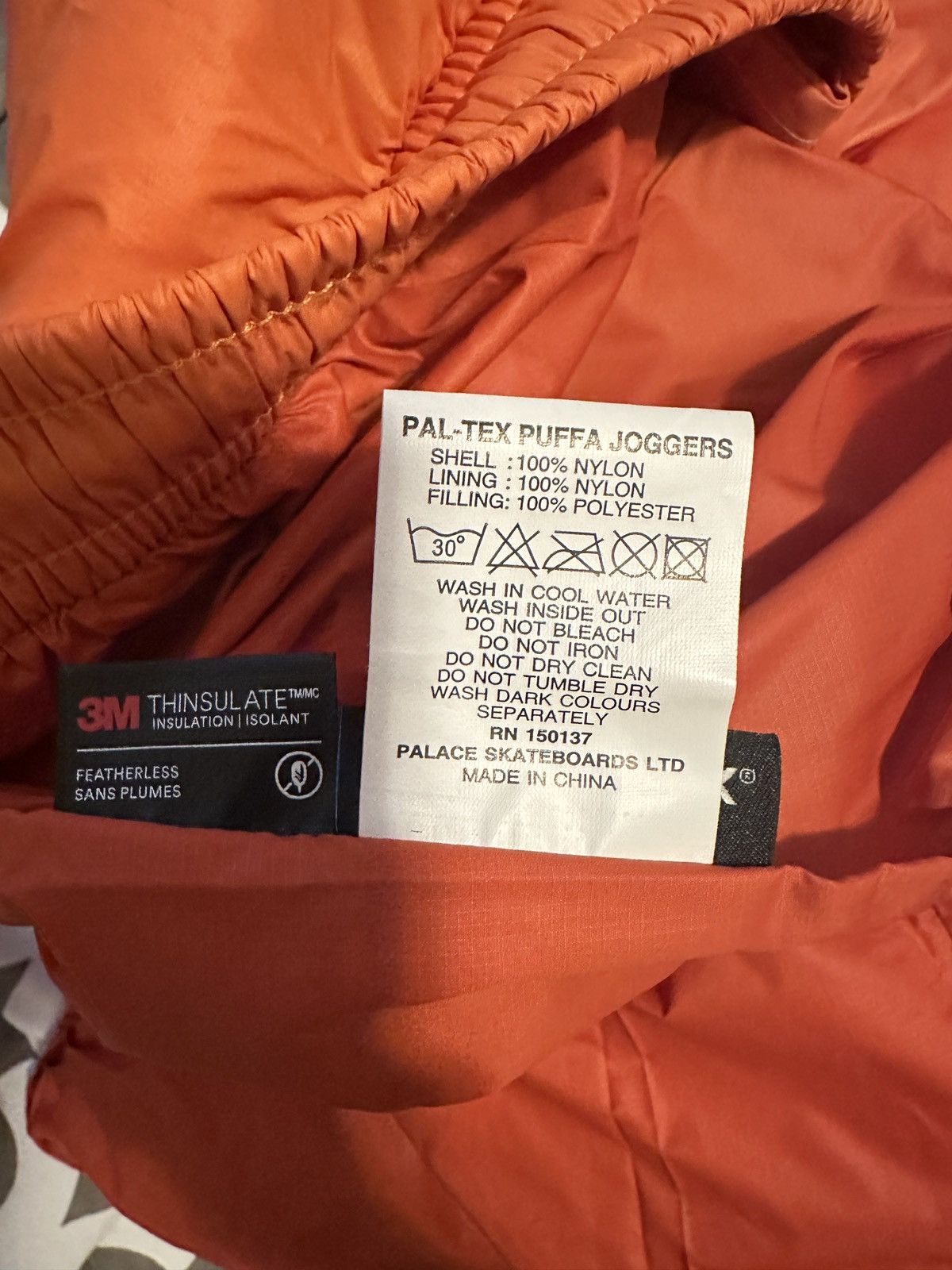 Palace Palace PAL-TEX Puffa Joggers Size US 32 / EU 48 - 4 Thumbnail