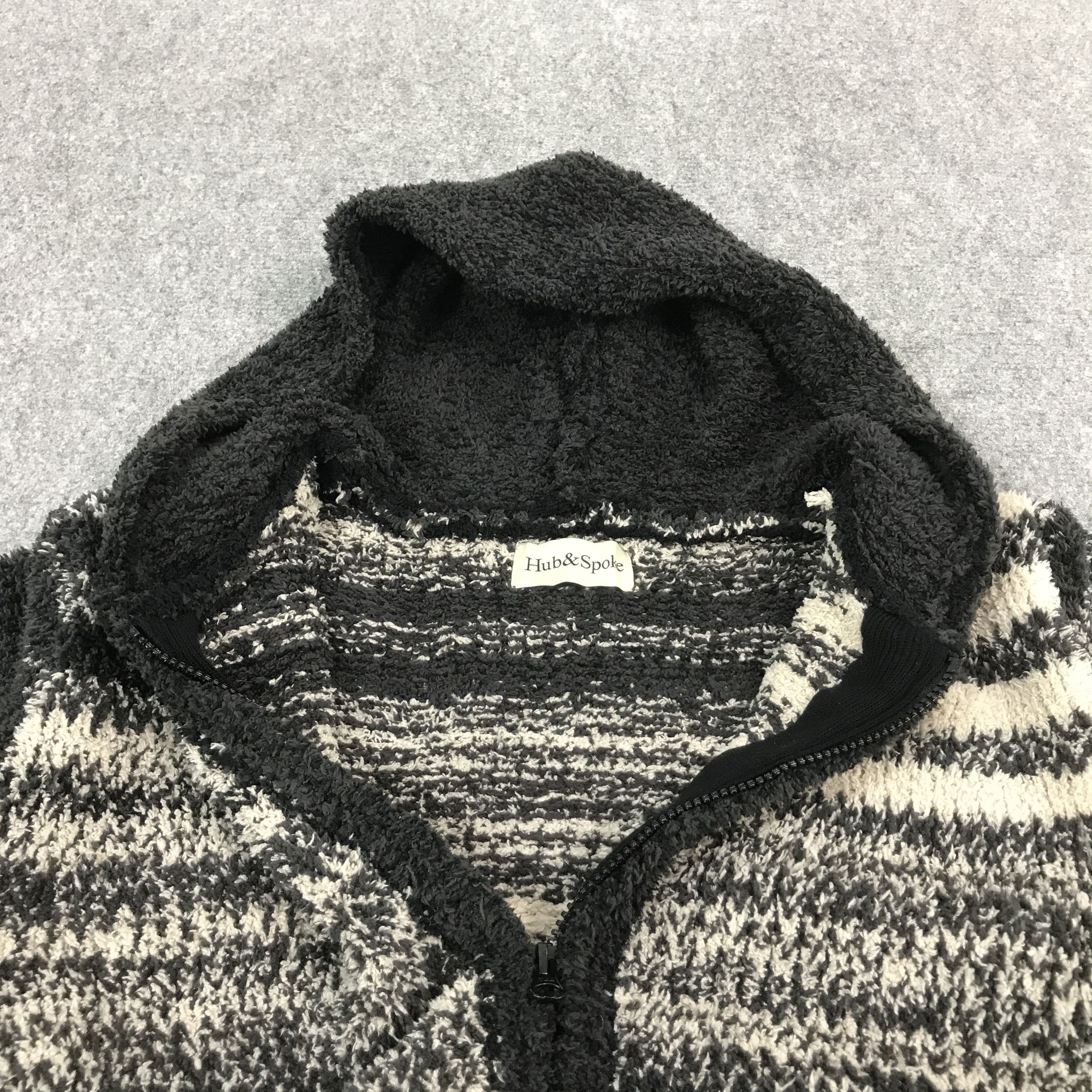 Japanese Brand japan knitwear hub spoke hoodie jacket Size US M / EU 48-50 / 2 - 5 Thumbnail